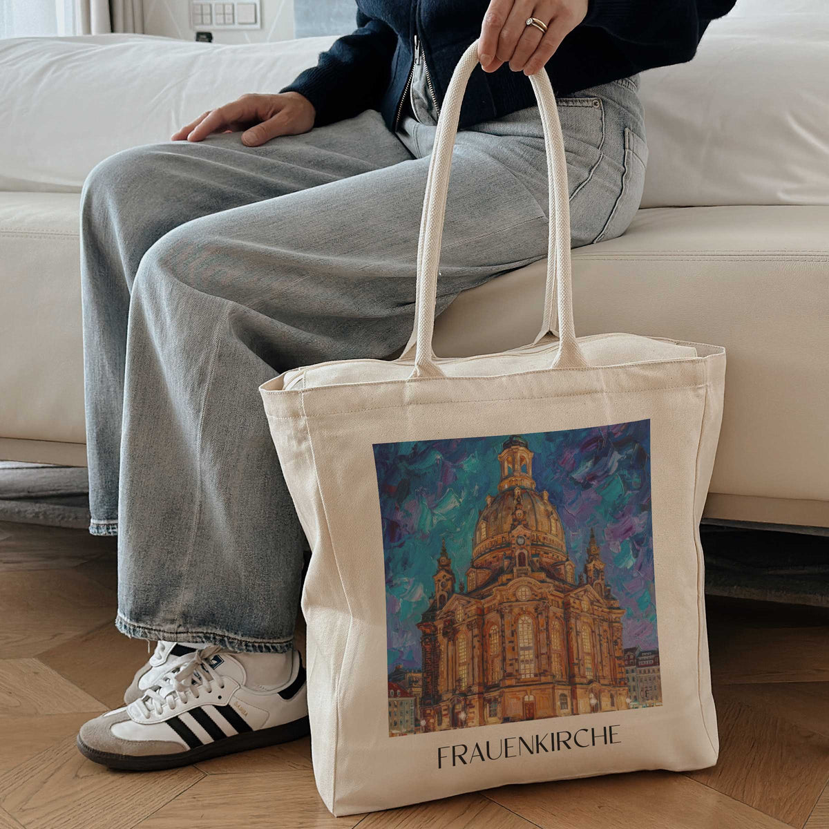 frauenkirche-dresden-deutschland-einkaufstasche-oil-painting-oelgemaelde