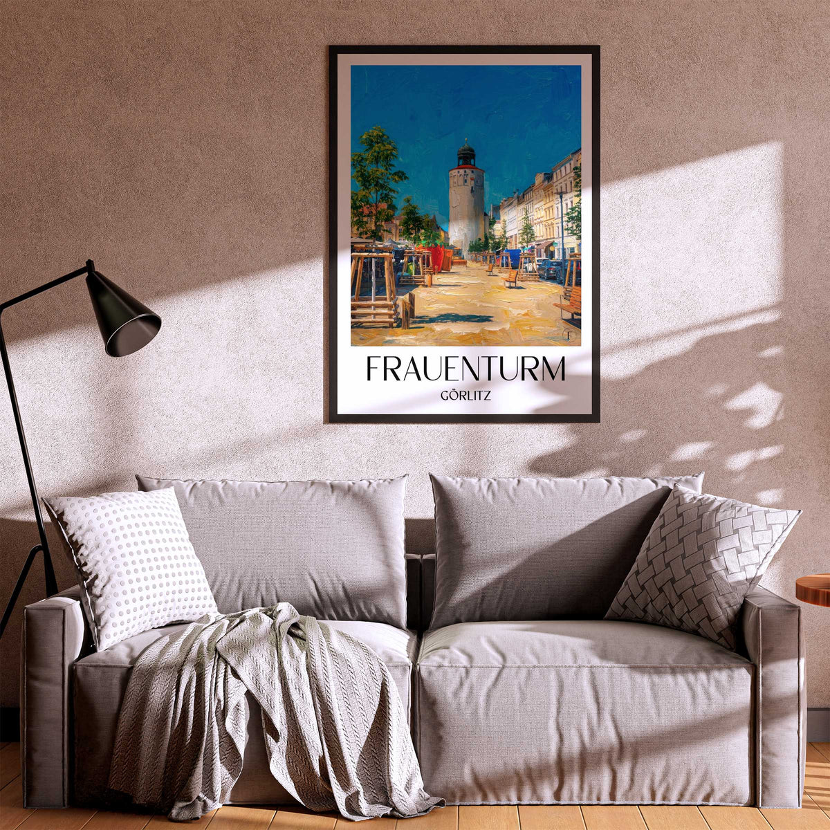 frauenturm-görlitz-deutschland-poster-oil-painting-oelgemaelde