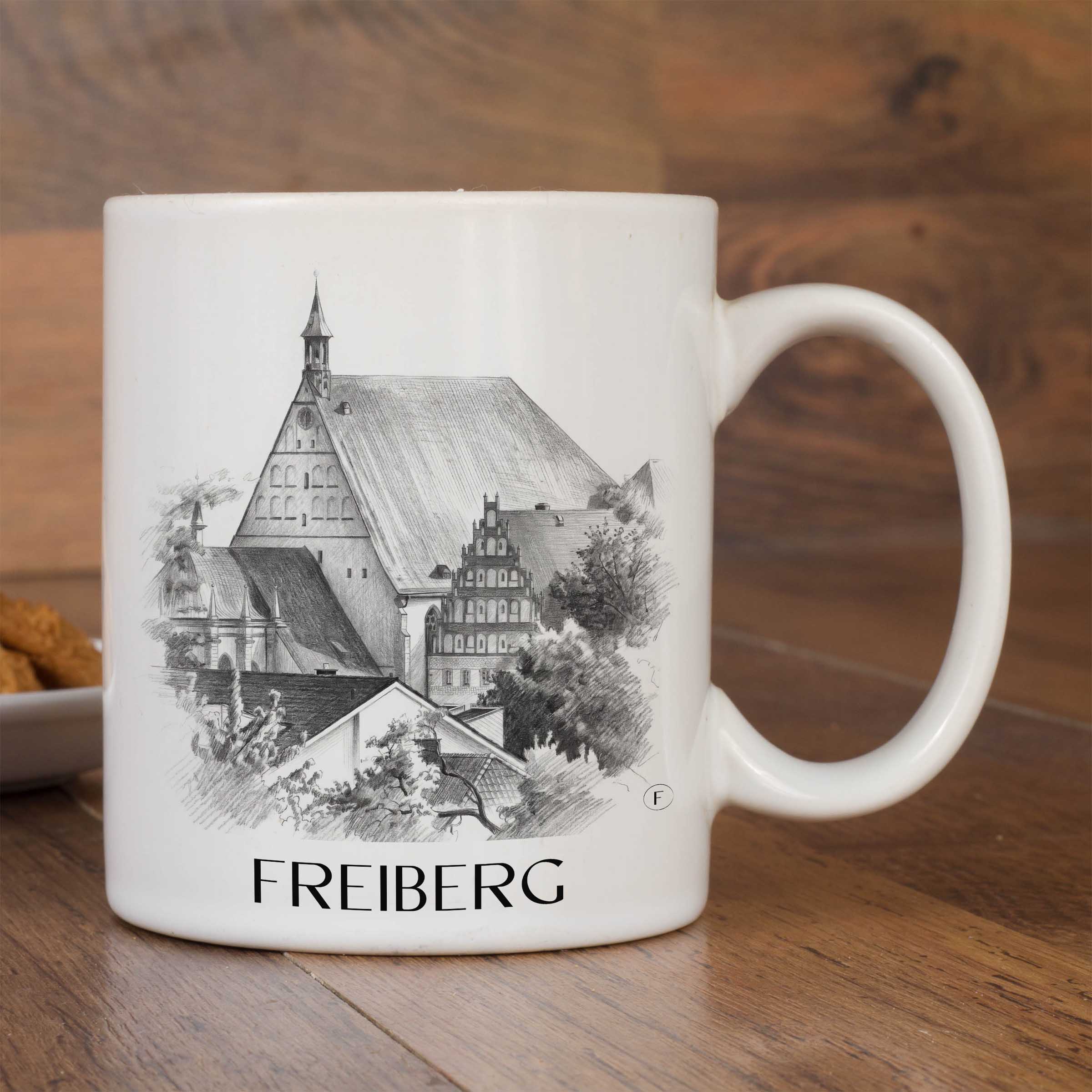 freiberg-erzgebirge-deutschland-kaffeebecher-bleistift-zeichnung-drawing