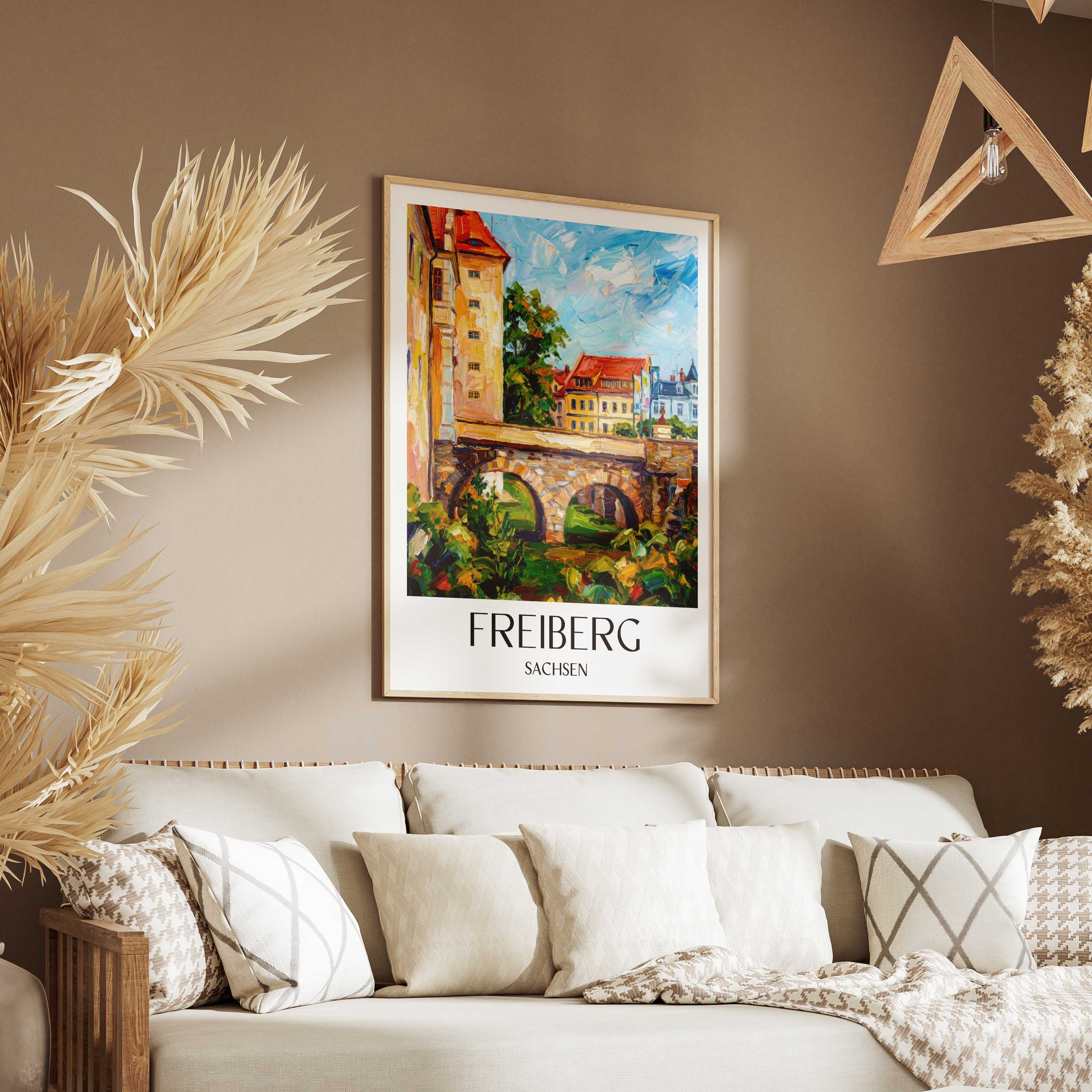 freiberg-sachsen-deutschland-poster-oil-painting-oelgemaelde