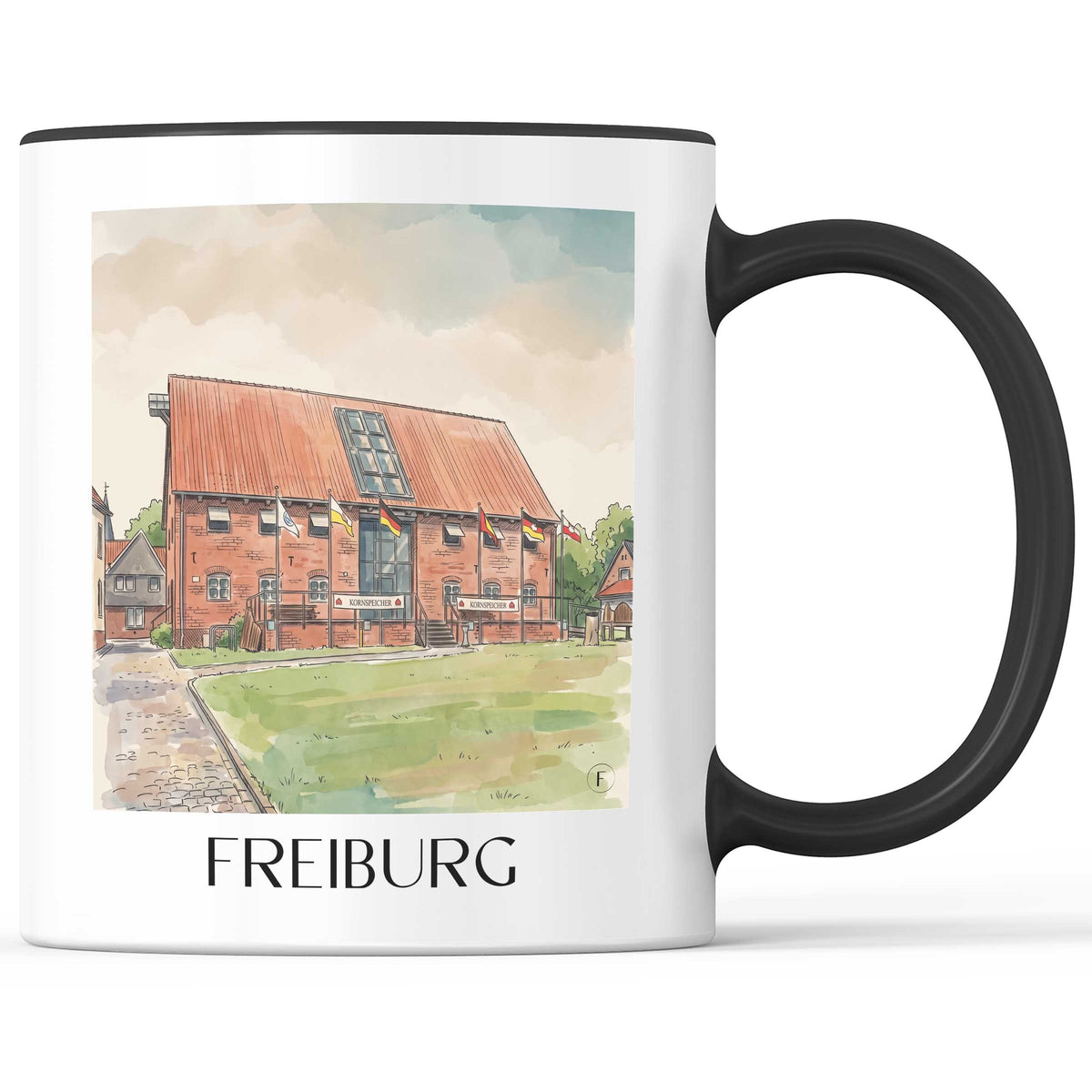 freiburg--elbe-deutschland-kaffeebecher-aquarell