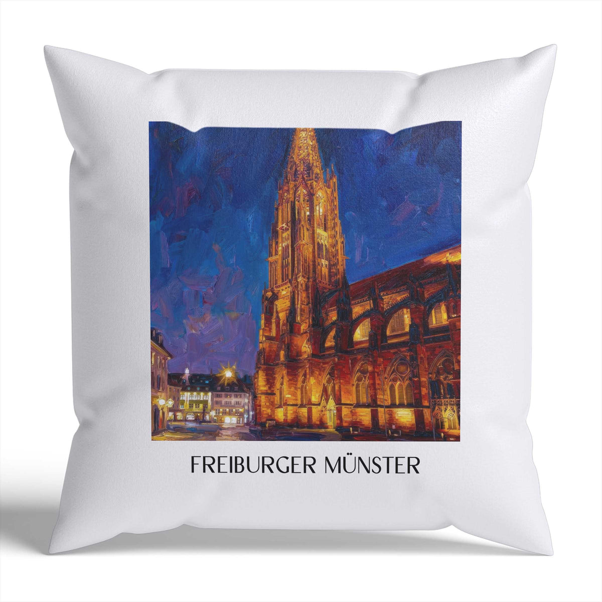 freiburger-münster-schwarzwald-deutschland-kissenbezug-oil-painting-oelgemaelde