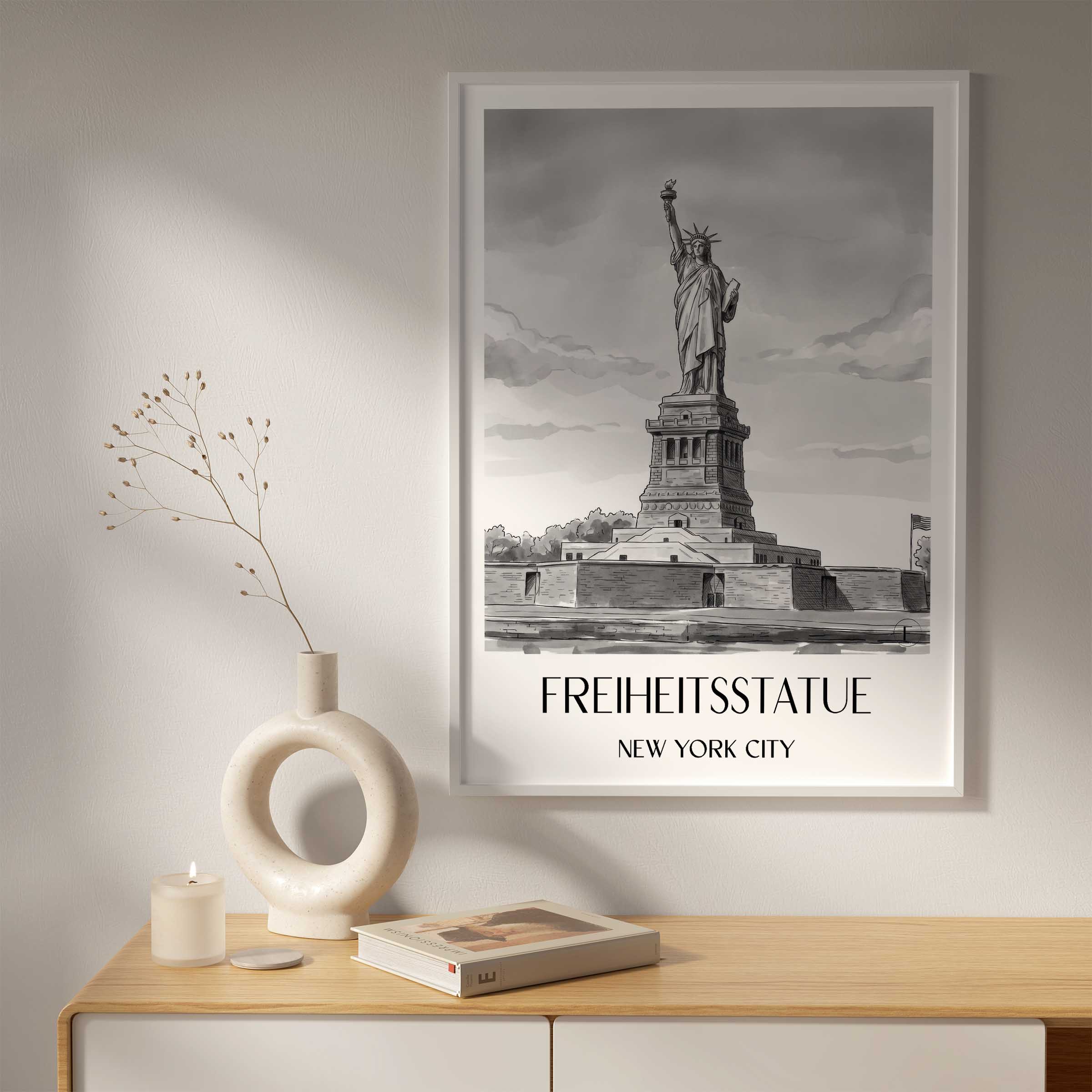 freiheitsstatue-new-york-city-usa-poster-aquarell-schwarz-weiss