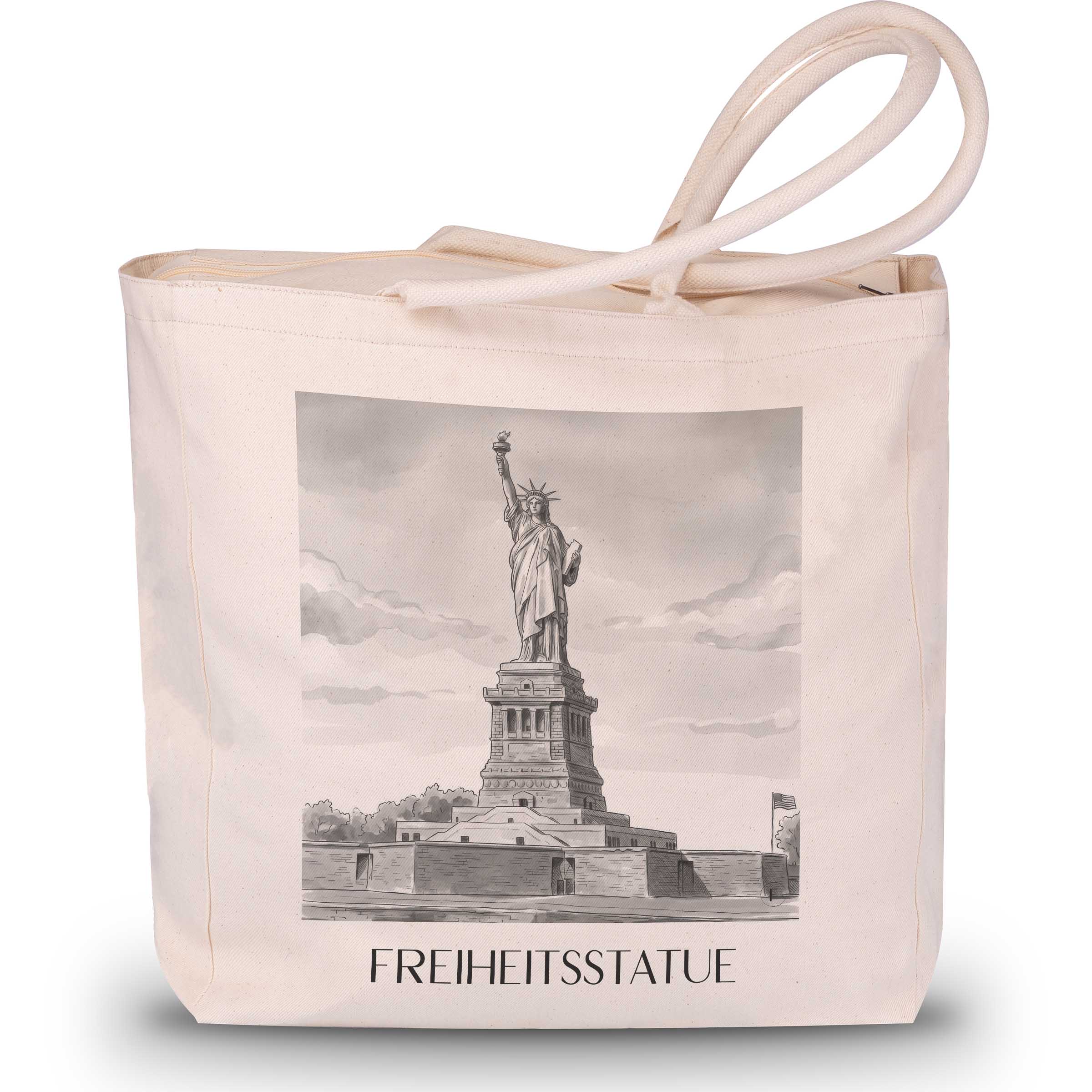 freiheitsstatue-new-york-city-usa-einkaufstasche-aquarell-schwarz-weiss