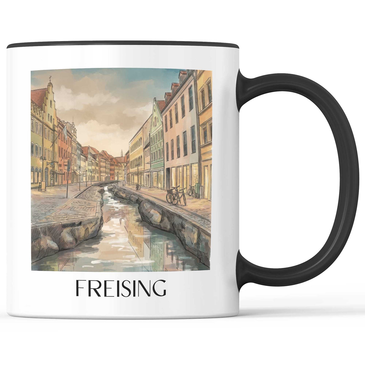 freising-oberbayern-deutschland-kaffeebecher-aquarell