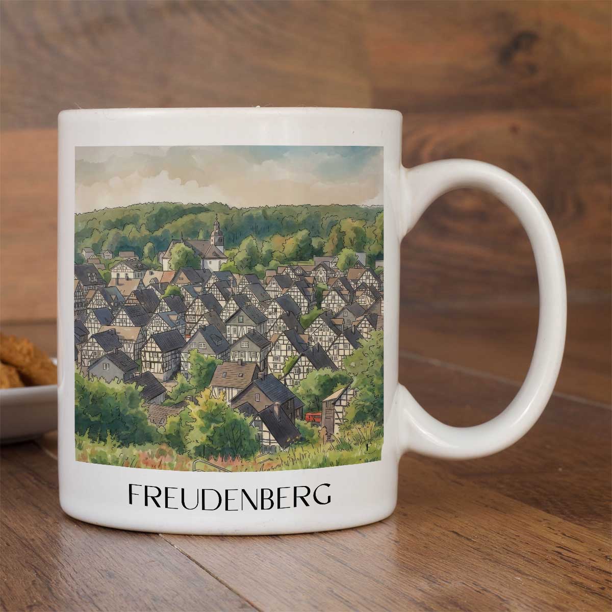freudenberg-siegerland-deutschland-kaffeebecher-aquarell