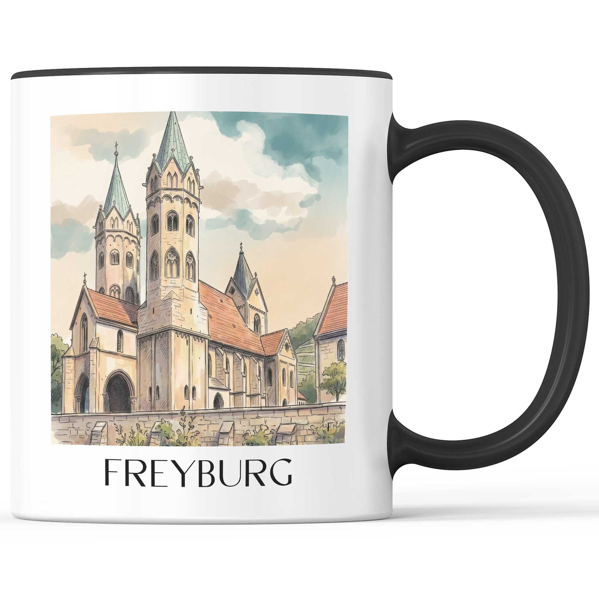 freyburg-saale-deutschland-kaffeebecher-aquarell