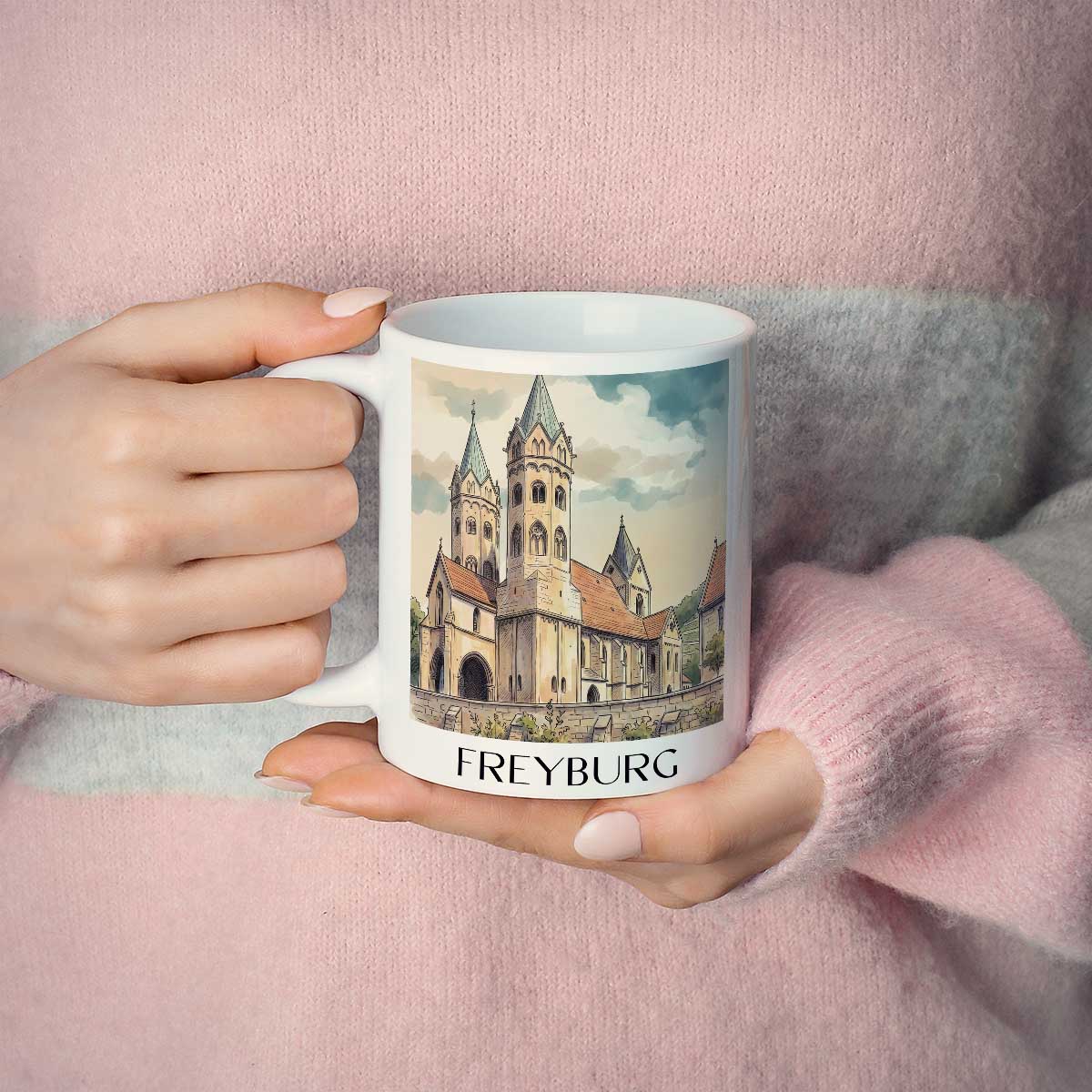 freyburg-saale-deutschland-kaffeebecher-aquarell