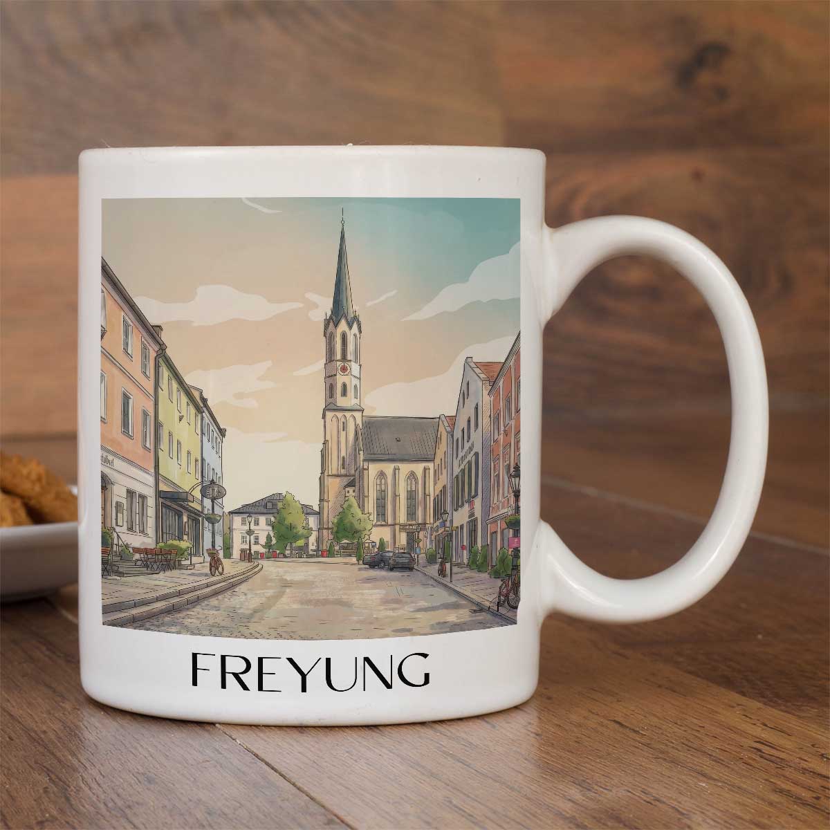 freyung-bayerischer-wald-deutschland-kaffeebecher-aquarell