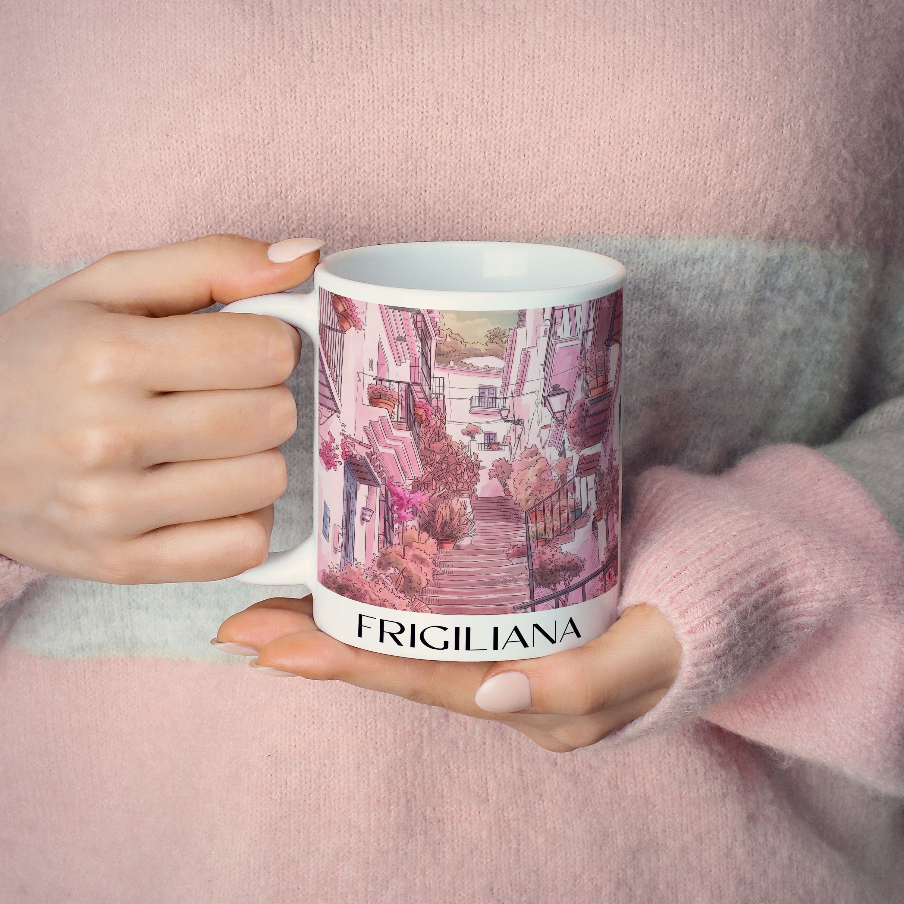 frigiliana-spanien-spanien-kaffeebecher-aquarell-pink-rosa