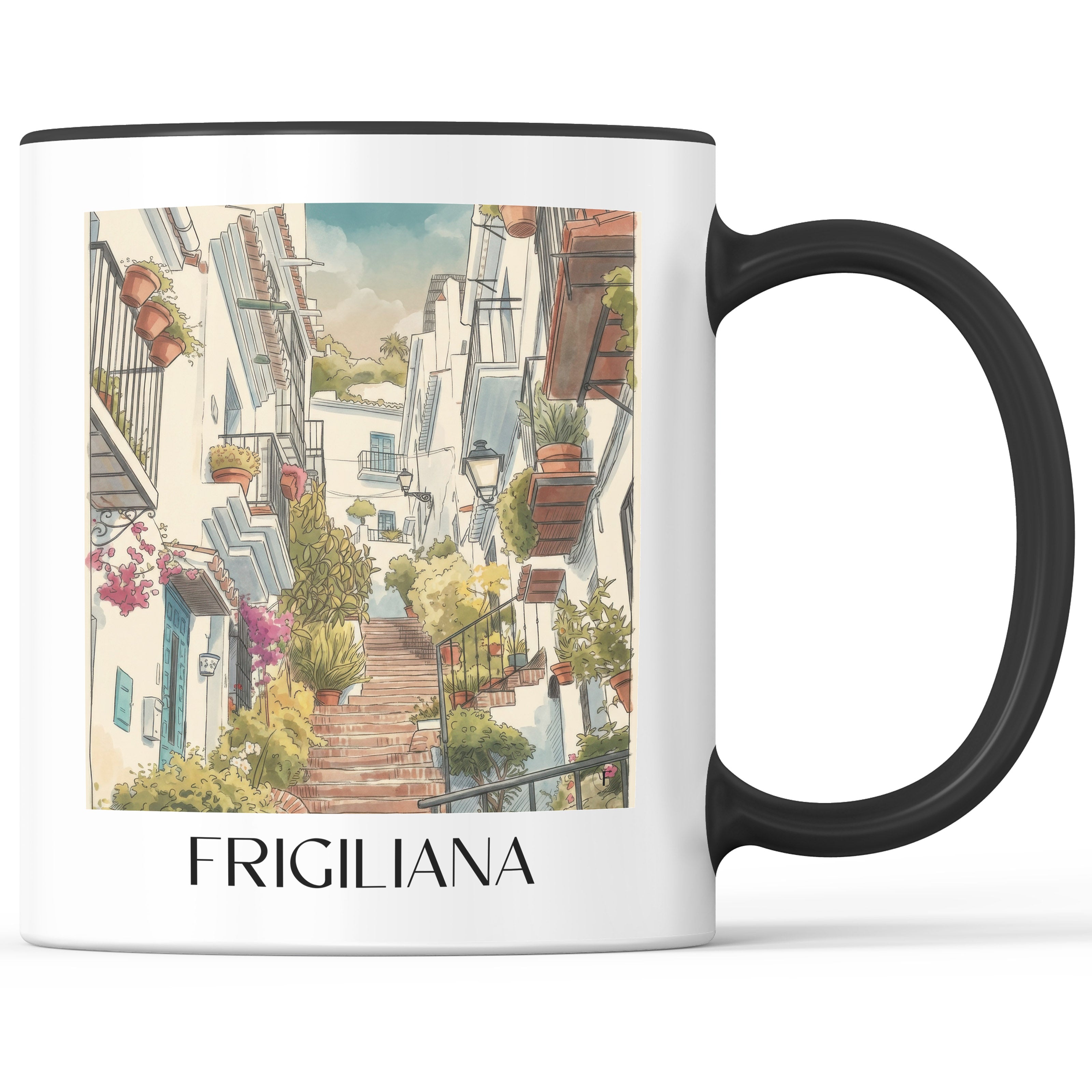 frigiliana-spanien-spanien-kaffeebecher-aquarell
