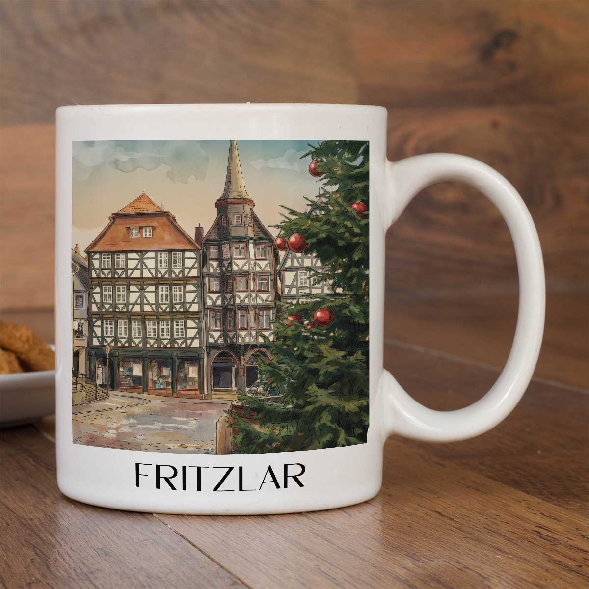 fritzlar-hessen-deutschland-kaffeebecher-aquarell