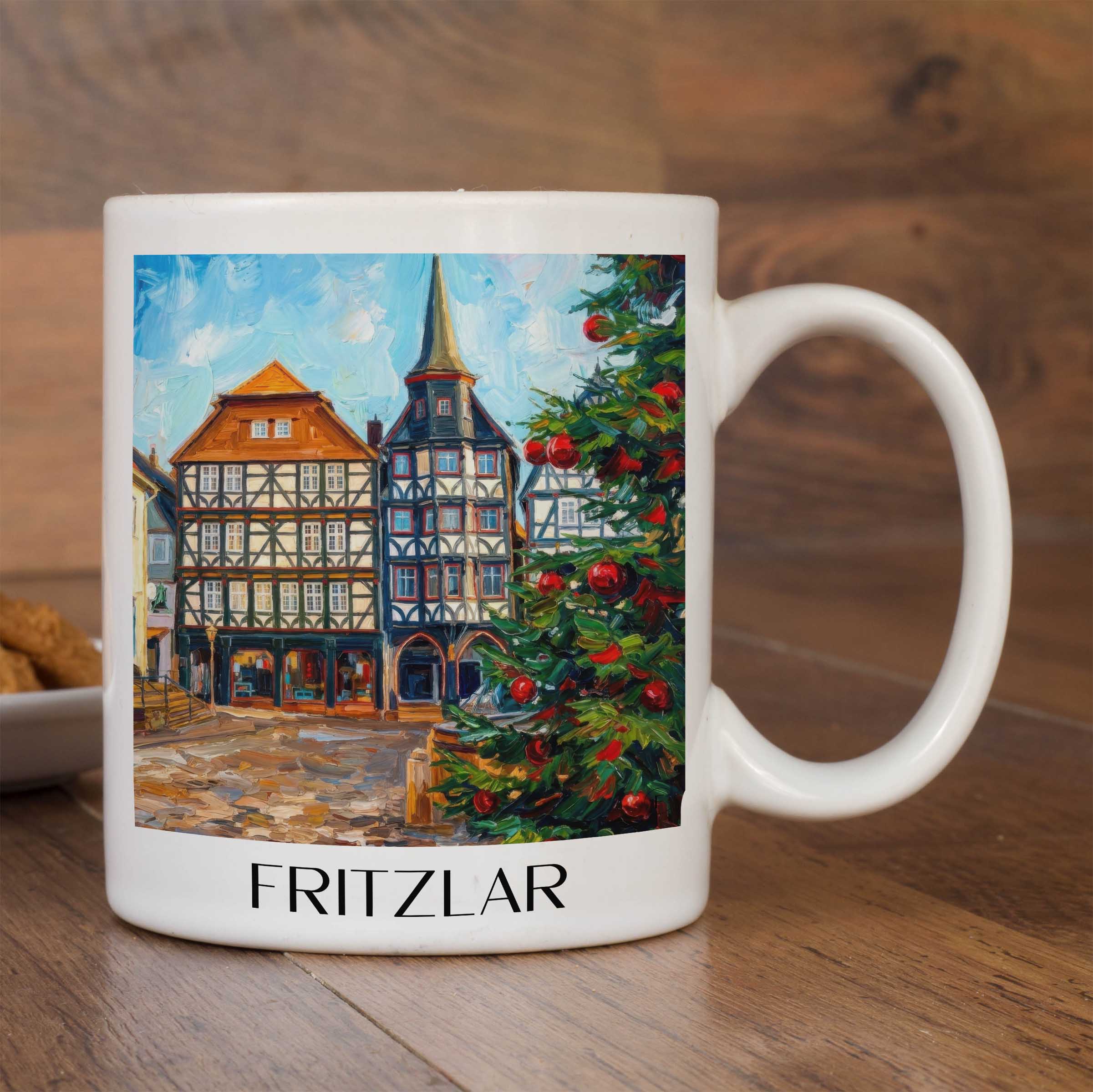 fritzlar-hessen-deutschland-kaffeebecher-oil-painting-oelgemaelde