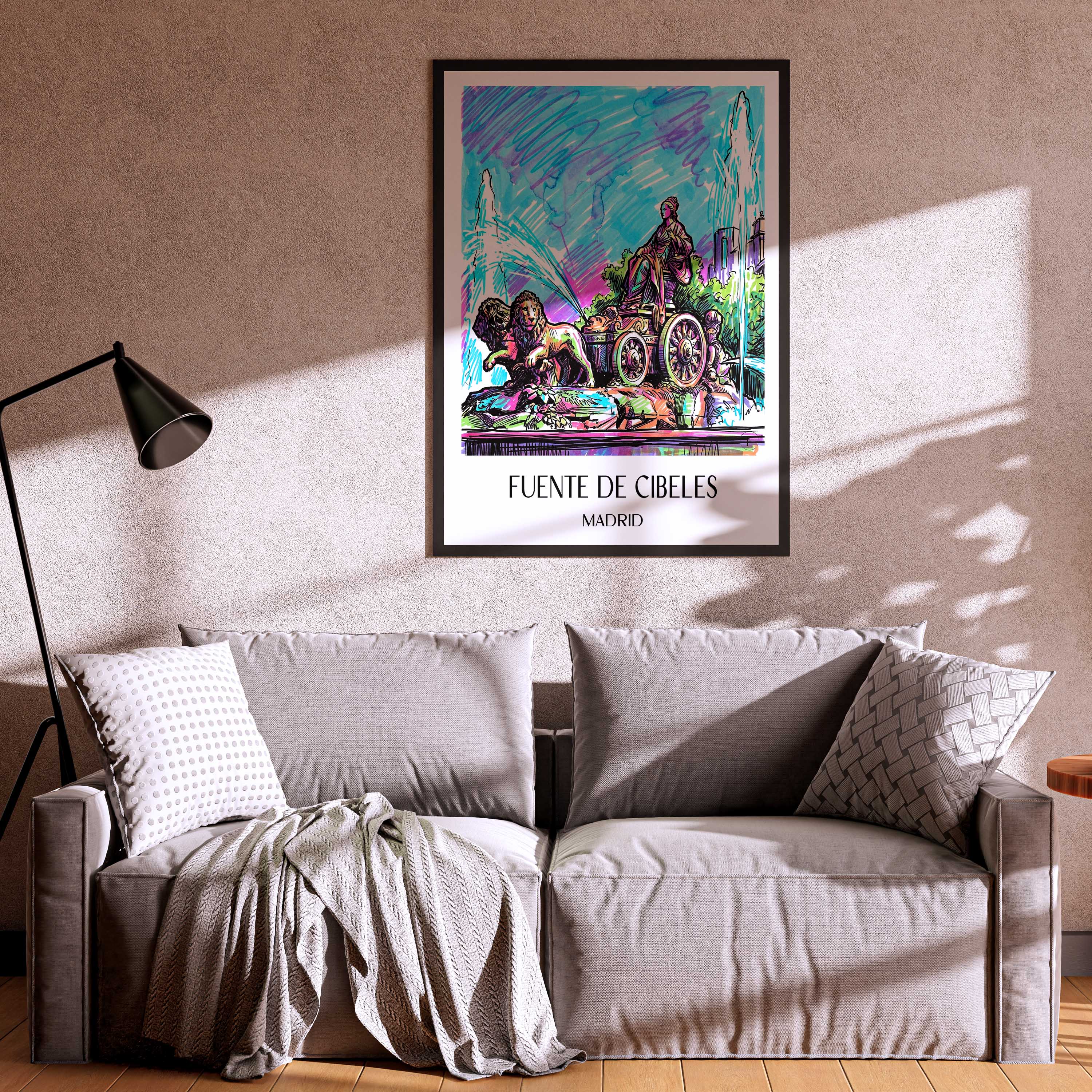 fuente-de-cibeles-madrid-spanien-poster-graffiti