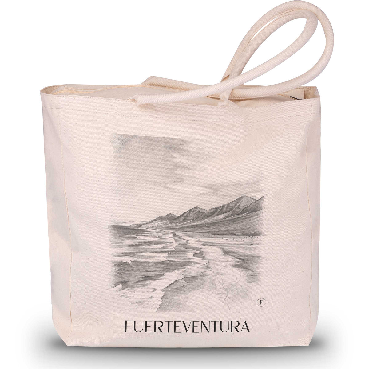 Fuerteventura Shopping Tasche - Spanien - Spanien Tote Bag - Einkaufstasche im Zeichnung Stil - favplace