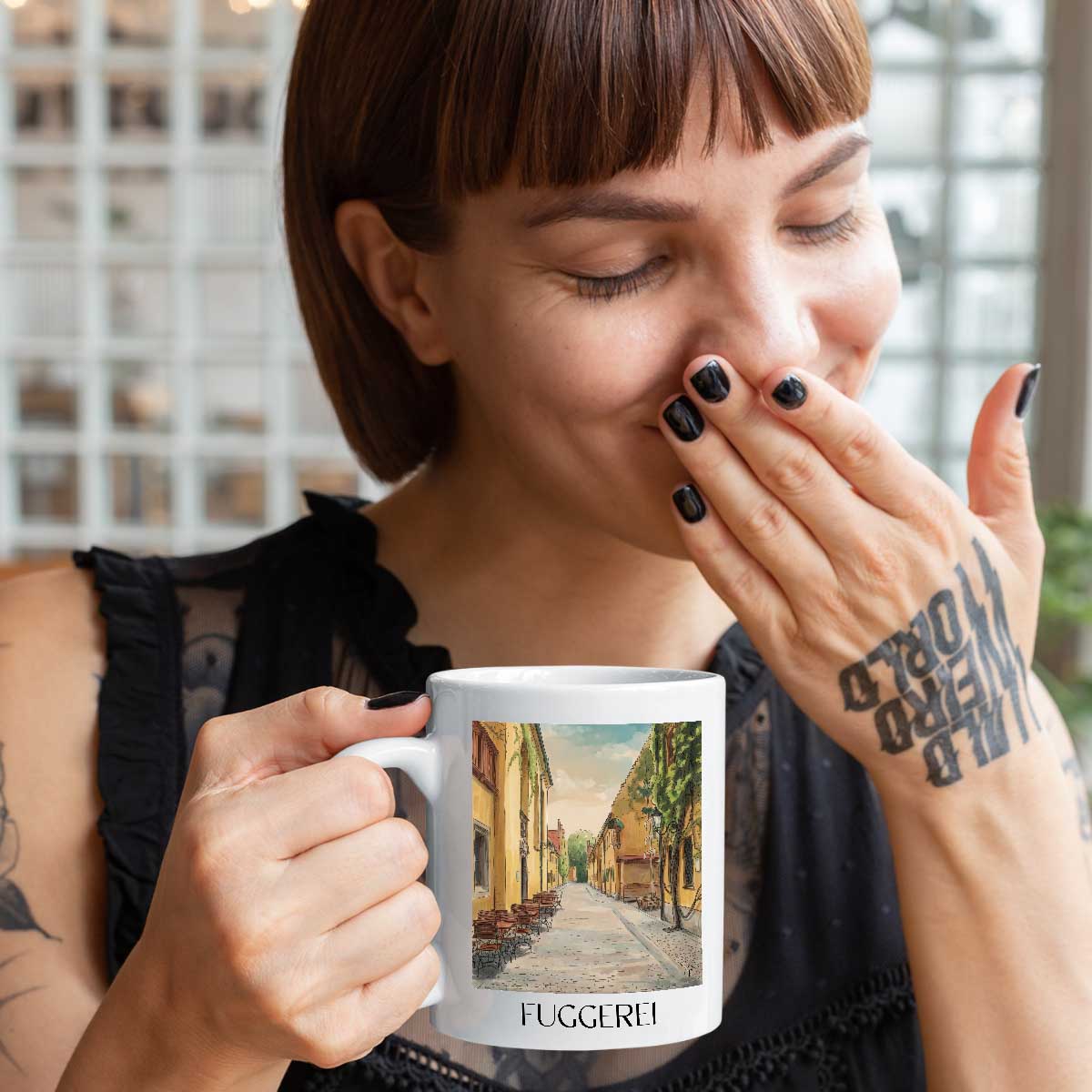 fuggerei-augsburg-deutschland-kaffeebecher-aquarell