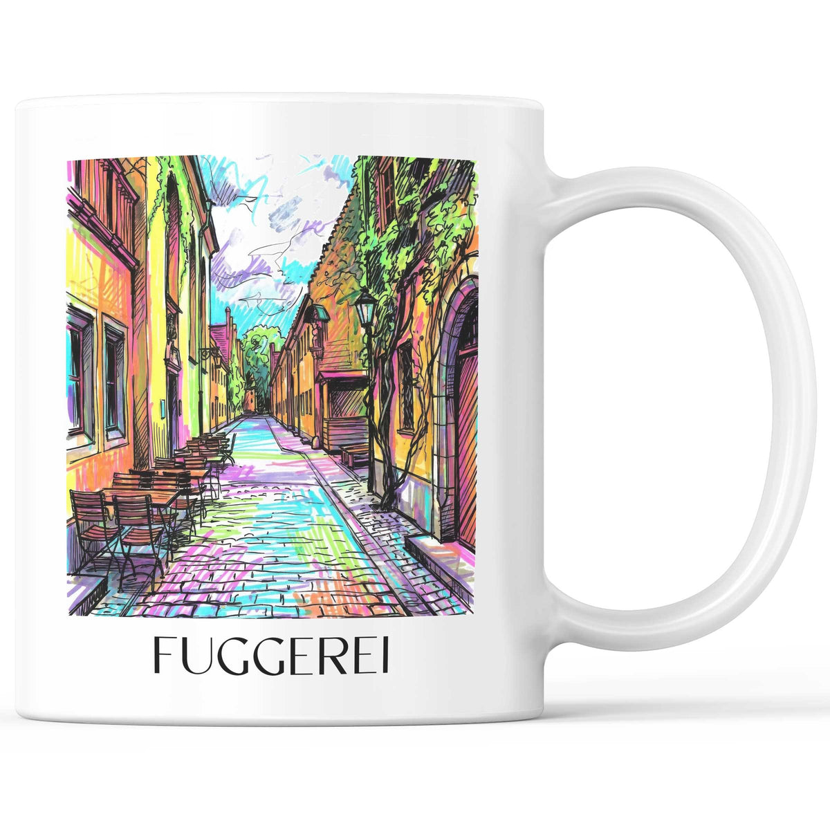 fuggerei-augsburg-deutschland-kaffeebecher-graffiti