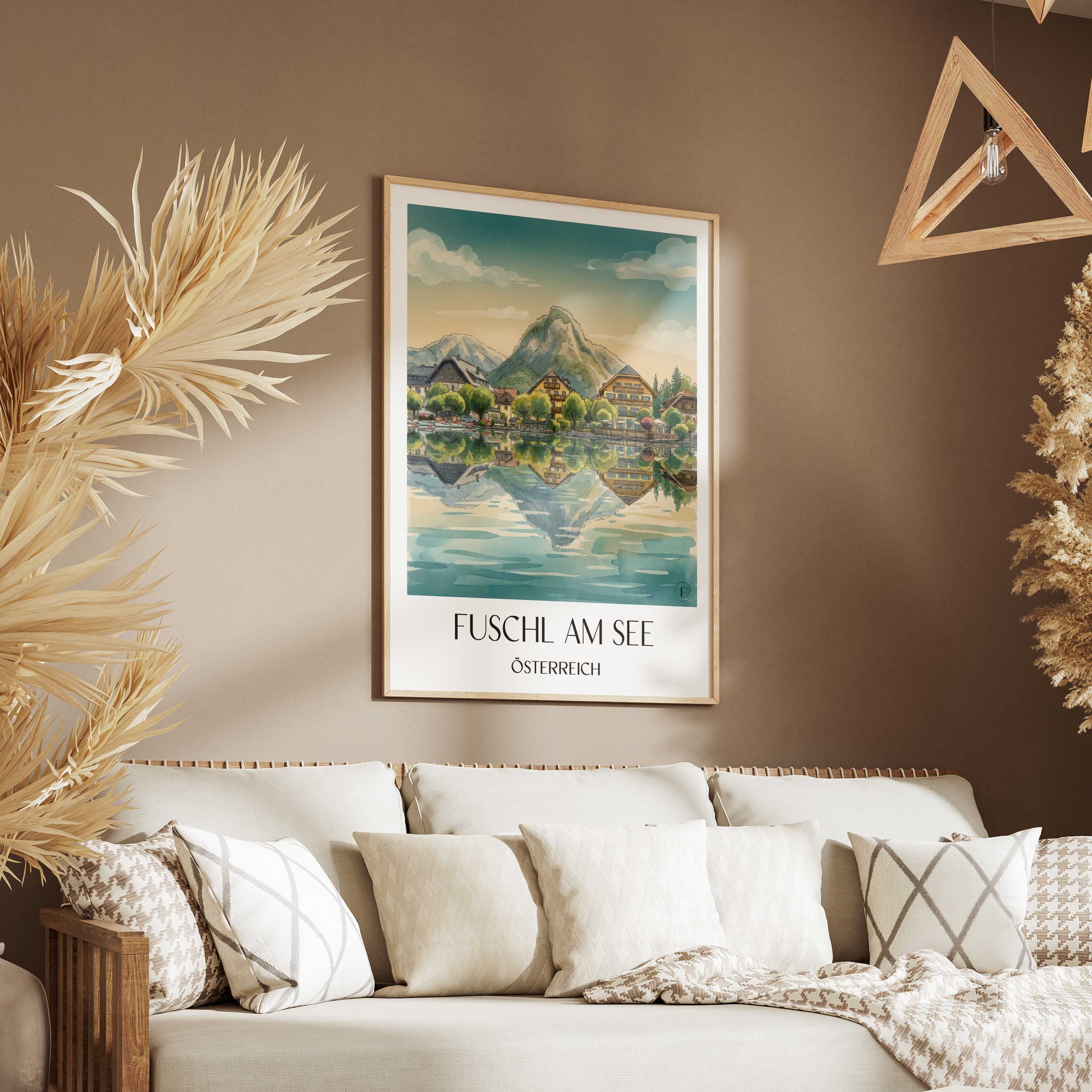 fuschl-am-see-österreich-österreich-poster-aquarell