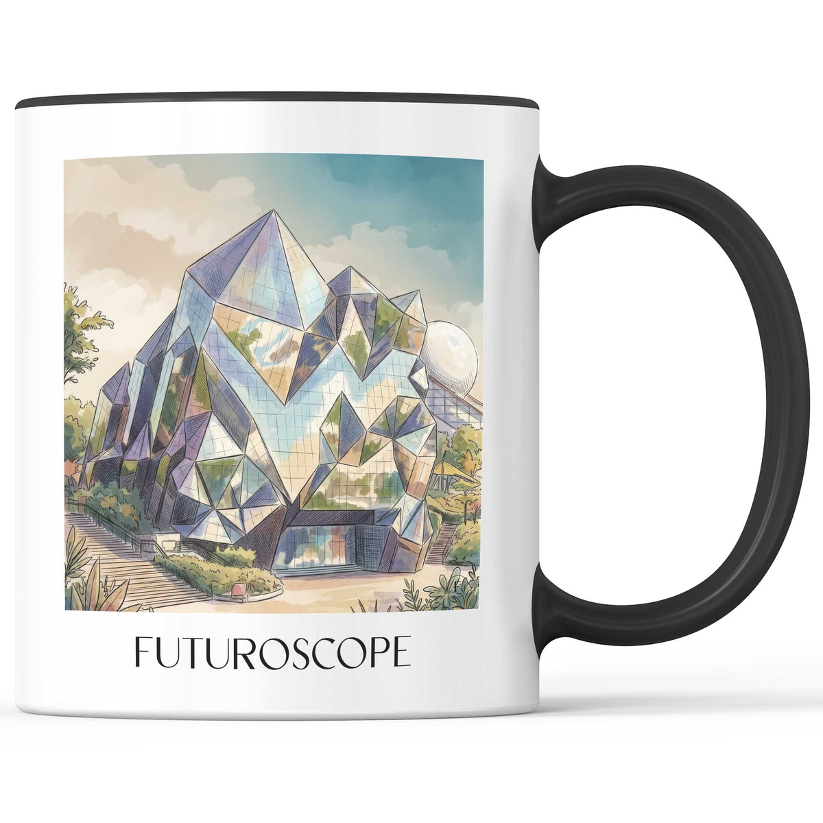 futuroscope-poitiers-frankreich-kaffeebecher-aquarell