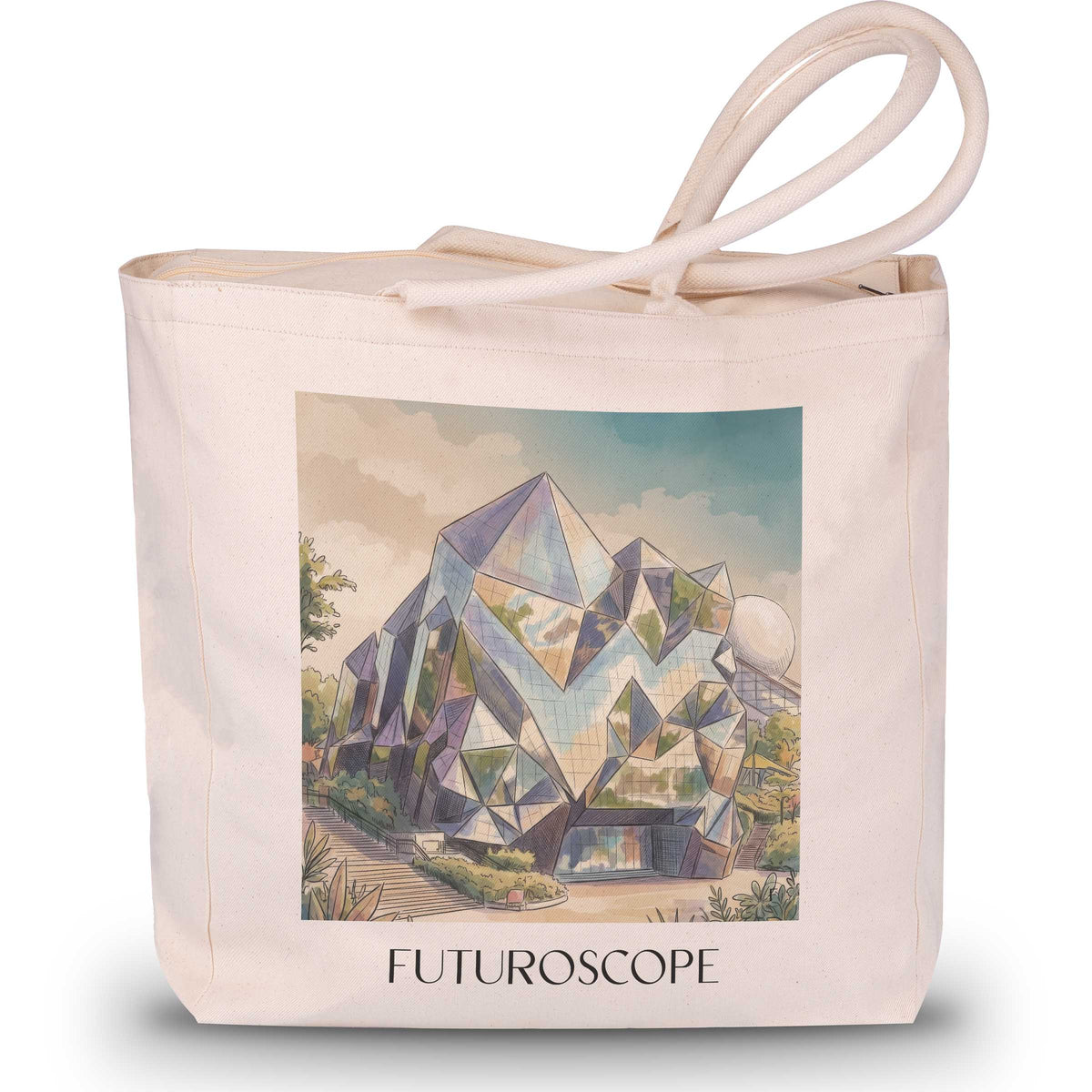 futuroscope-poitiers-frankreich-einkaufstasche-aquarell