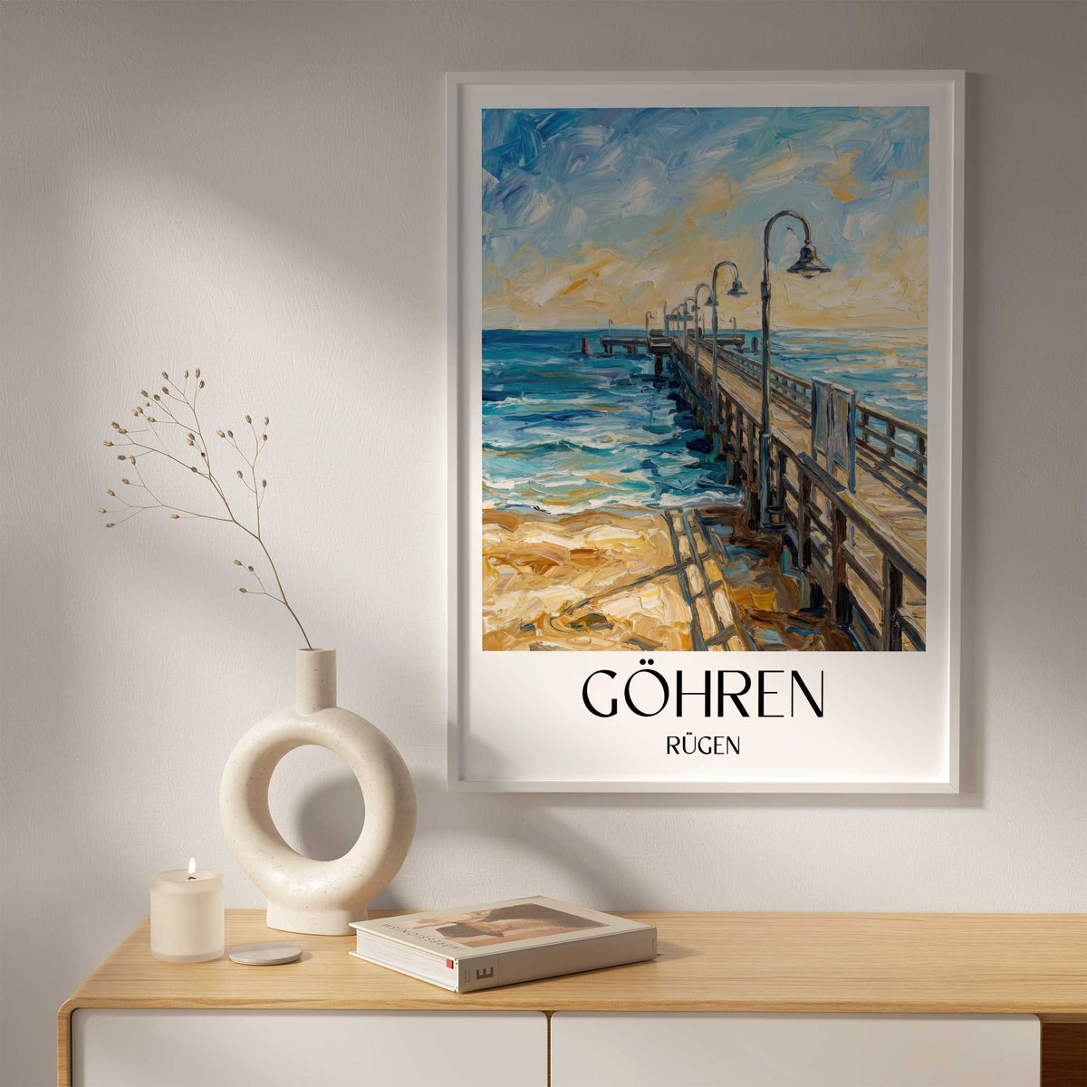 göhren-rügen-deutschland-poster-oil-painting-oelgemaelde