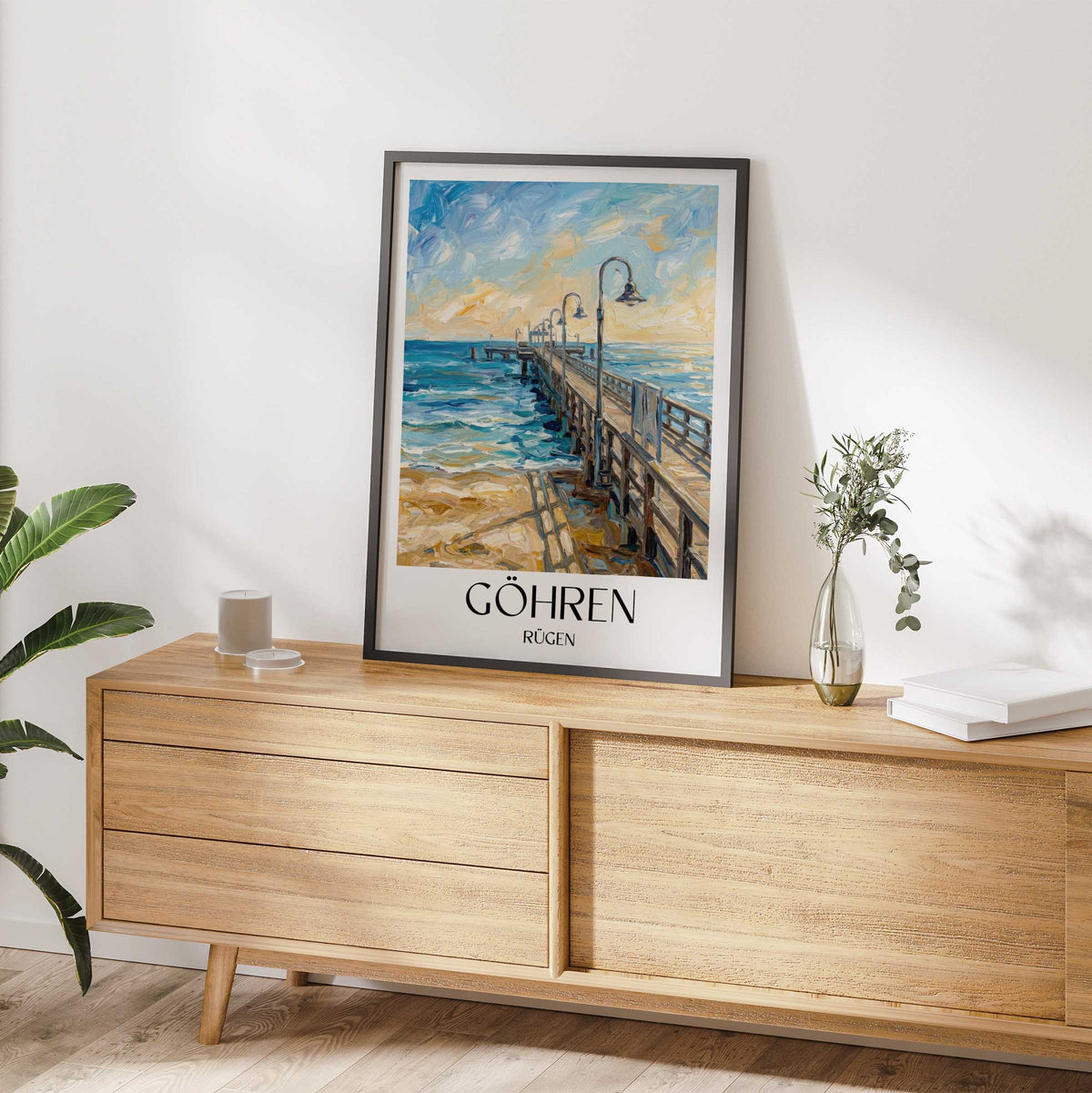 göhren-rügen-deutschland-poster-oil-painting-oelgemaelde