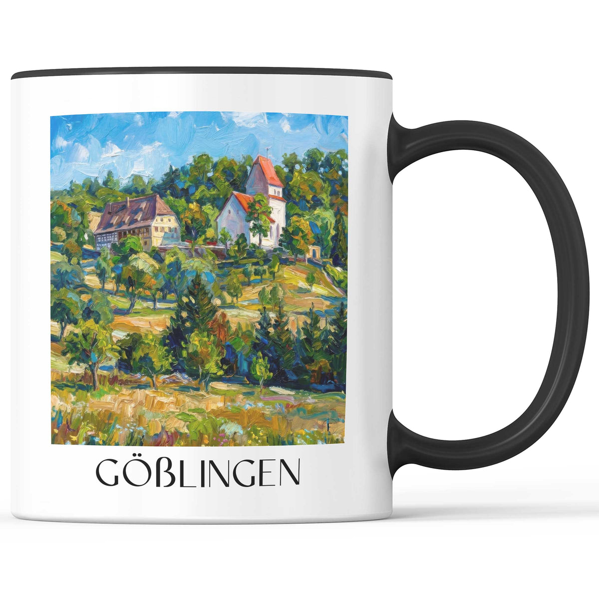 gößlingen-schwarzwald-deutschland-kaffeebecher-oil-painting-oelgemaelde