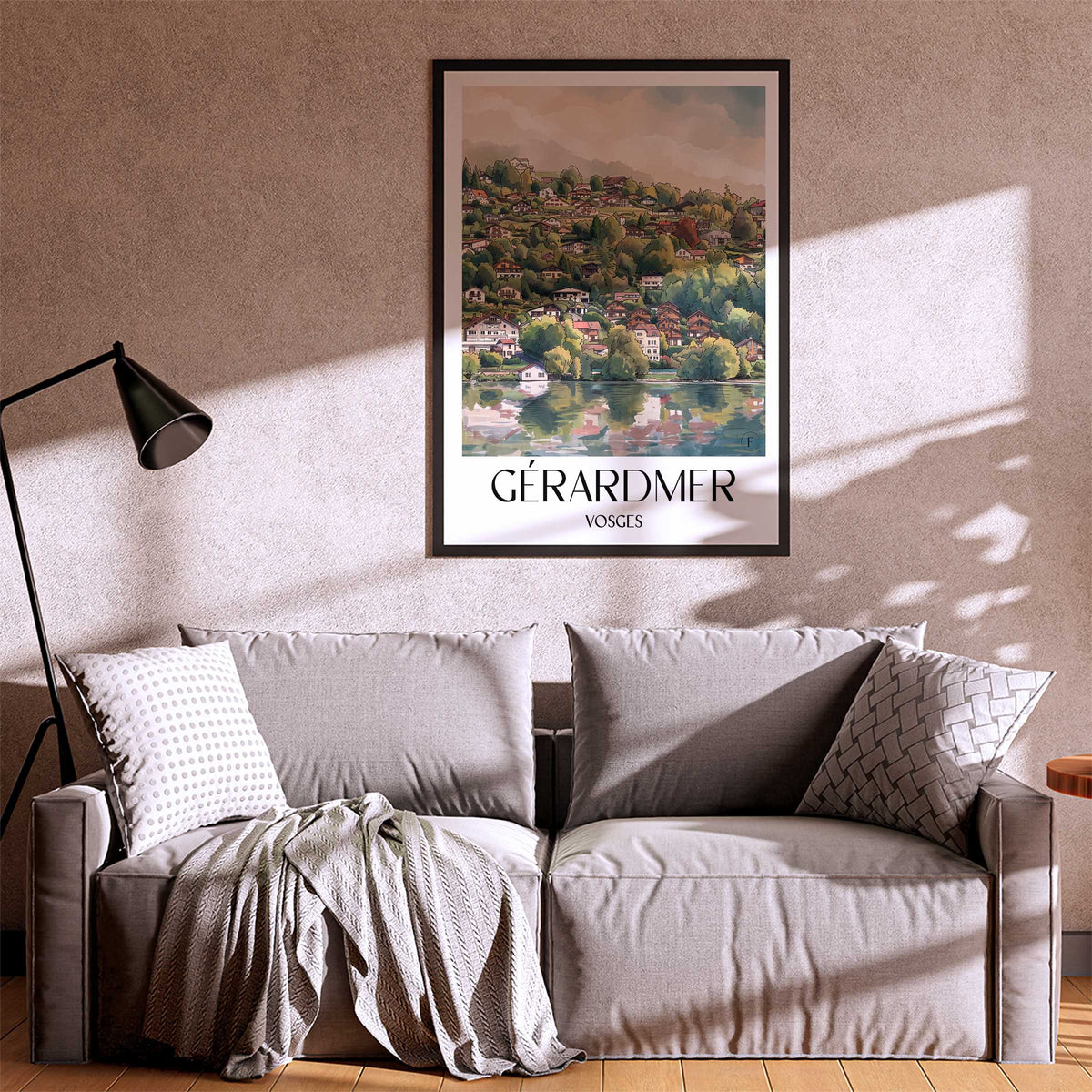 gérardmer-vosges-frankreich-poster-aquarell