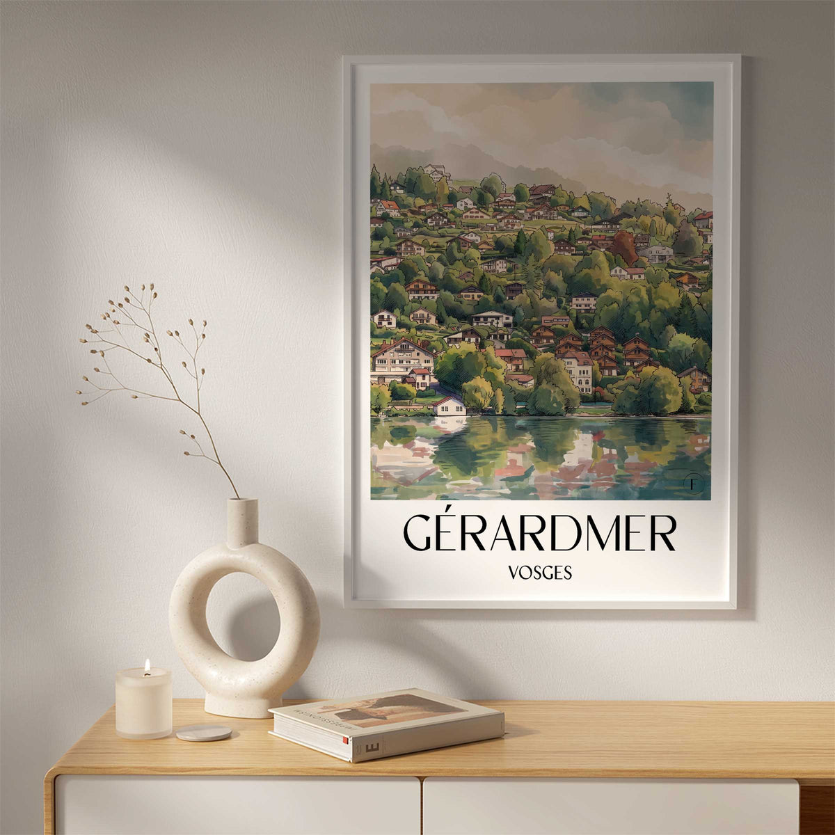 gérardmer-vosges-frankreich-poster-aquarell