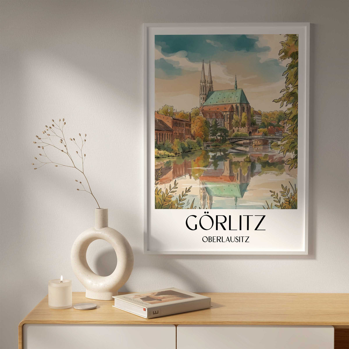 görlitz-oberlausitz-deutschland-poster-aquarell