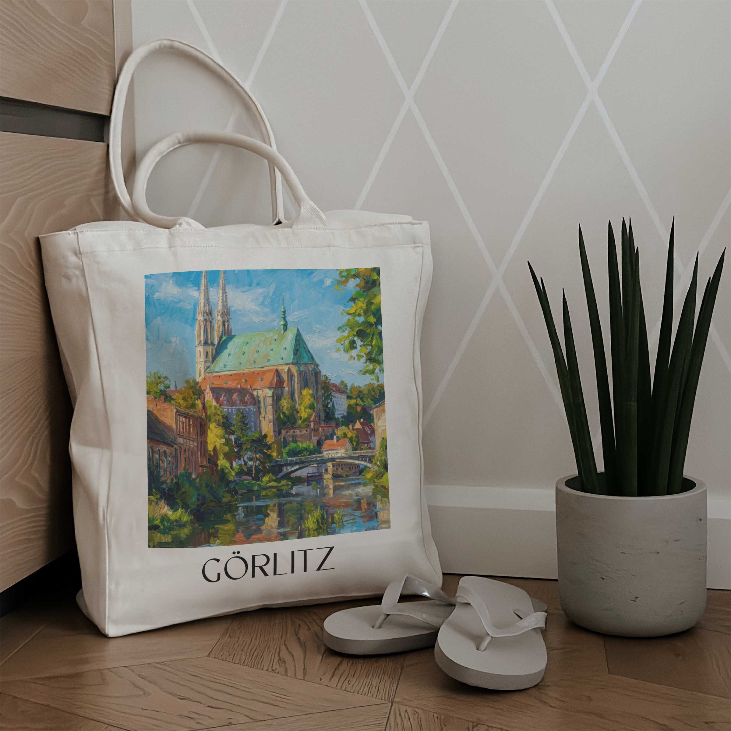 görlitz-oberlausitz-deutschland-einkaufstasche-oil-painting-oelgemaelde