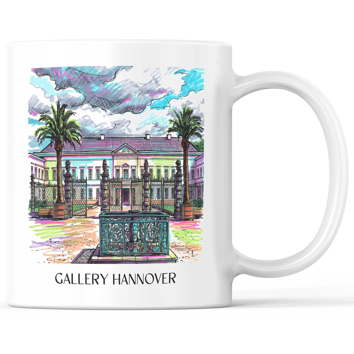 Galerie Kaffeebecher - Hannover - Deutschland Becher - Kaffeetasse im Tag Graffiti Stil - favplace