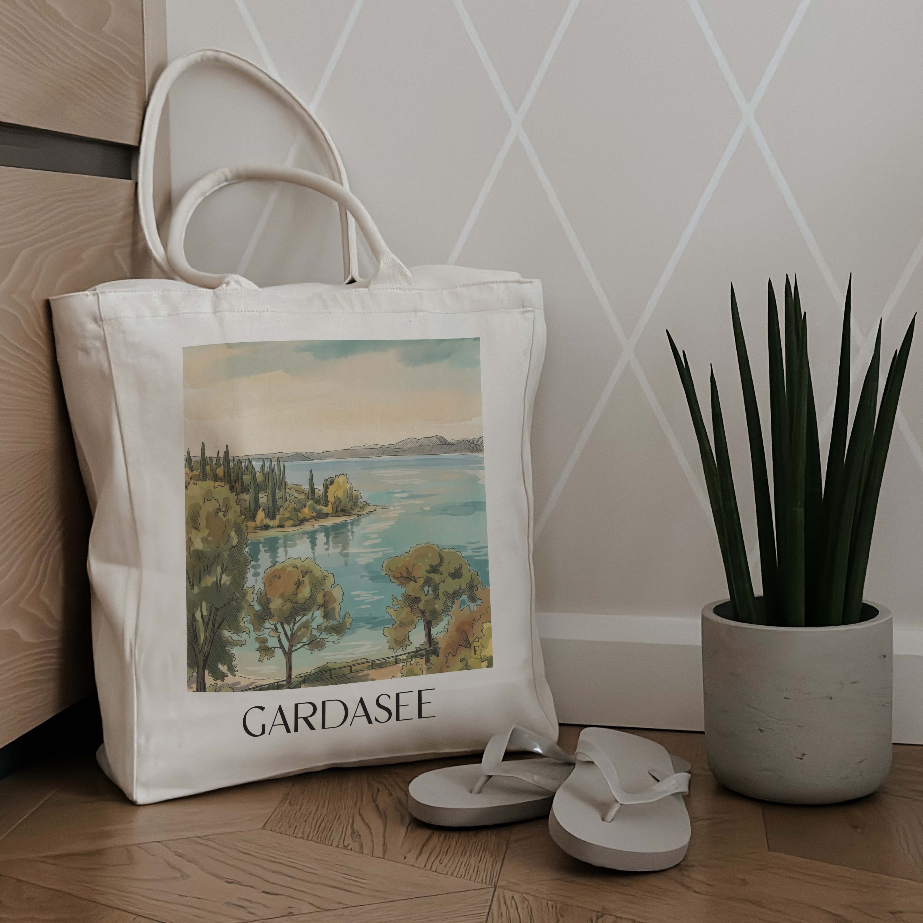 gardasee-italien-einkaufstasche-aquarell