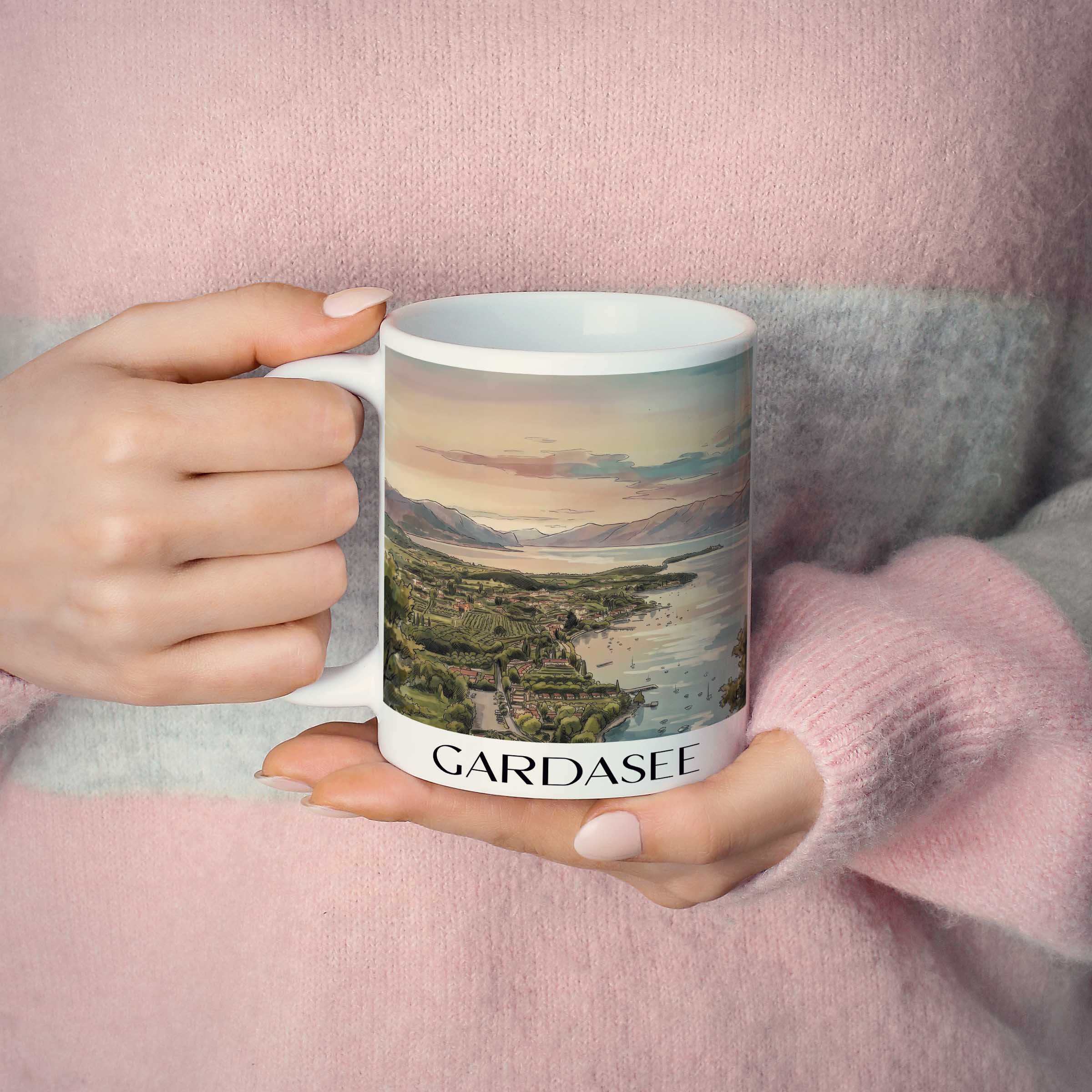 gardasee-italien-italien-kaffeebecher-aquarell