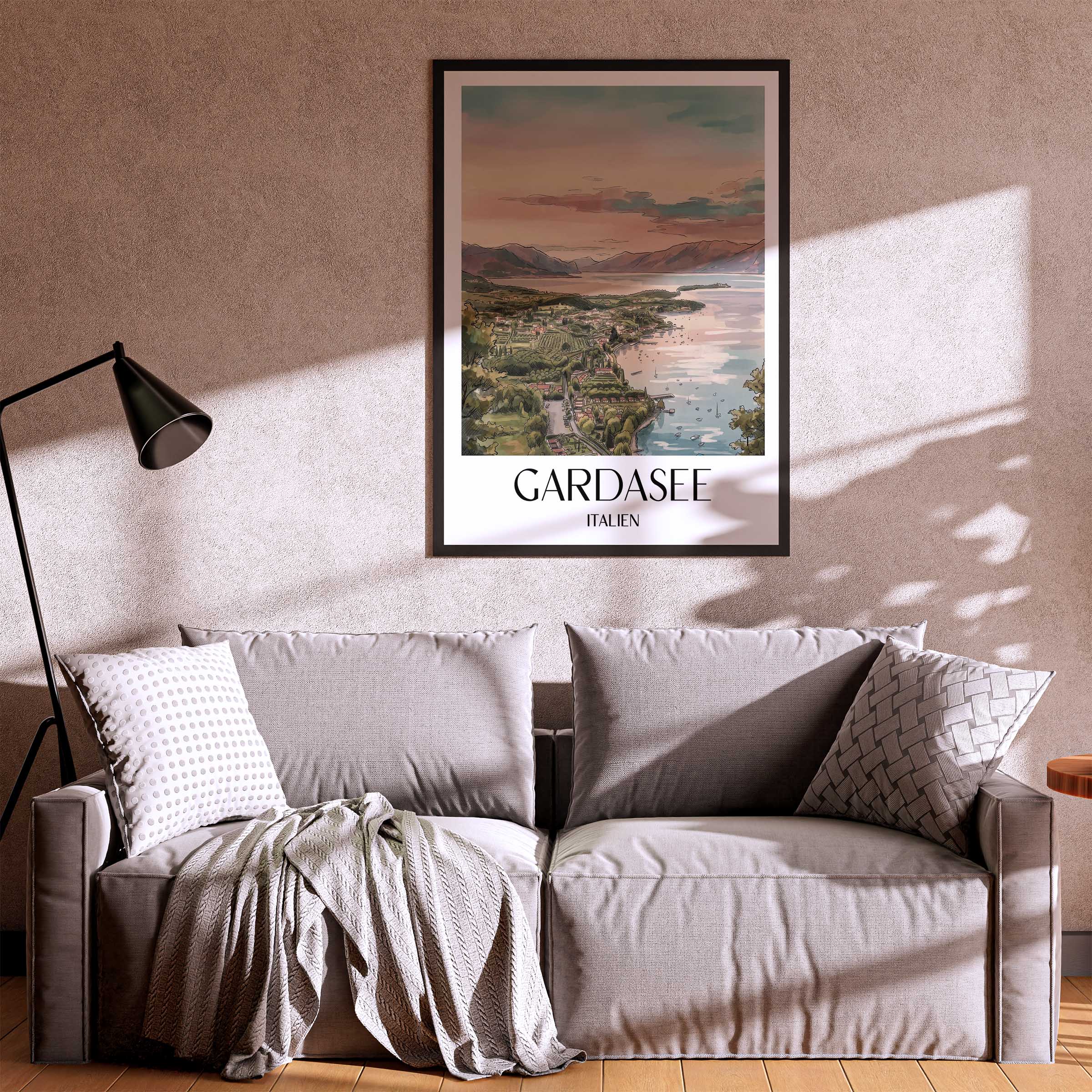 gardasee-italien-italien-poster-aquarell