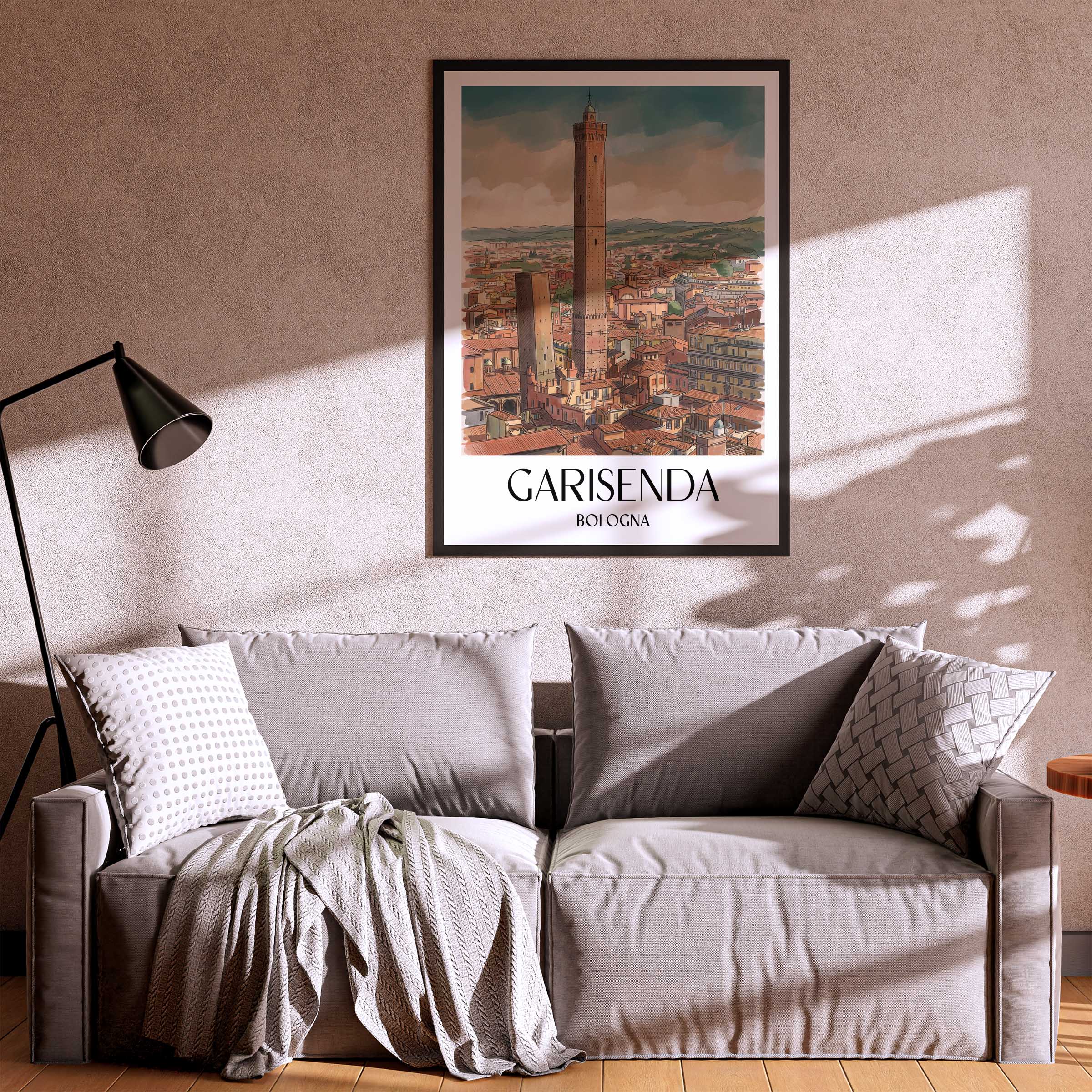 garisenda--bologna-italien-poster-aquarell