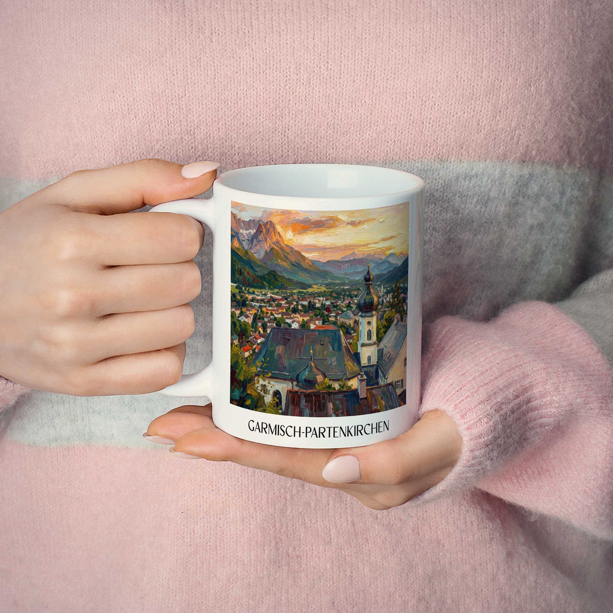 garmisch-partenkirchen-werdenfelser-land-deutschland-kaffeebecher-oil-painting-oelgemaelde