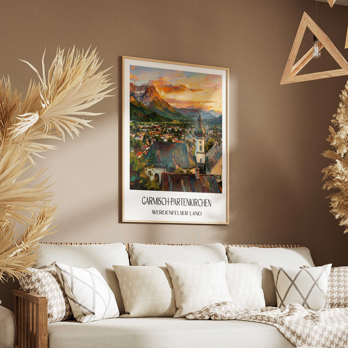 garmisch-partenkirchen-werdenfelser-land-deutschland-poster-oil-painting-oelgemaelde