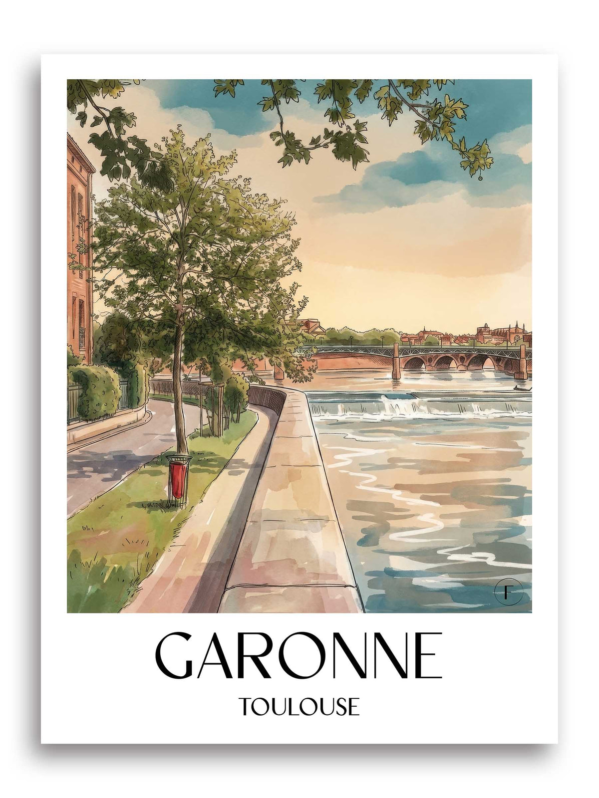garonne-toulouse-frankreich-poster-aquarell