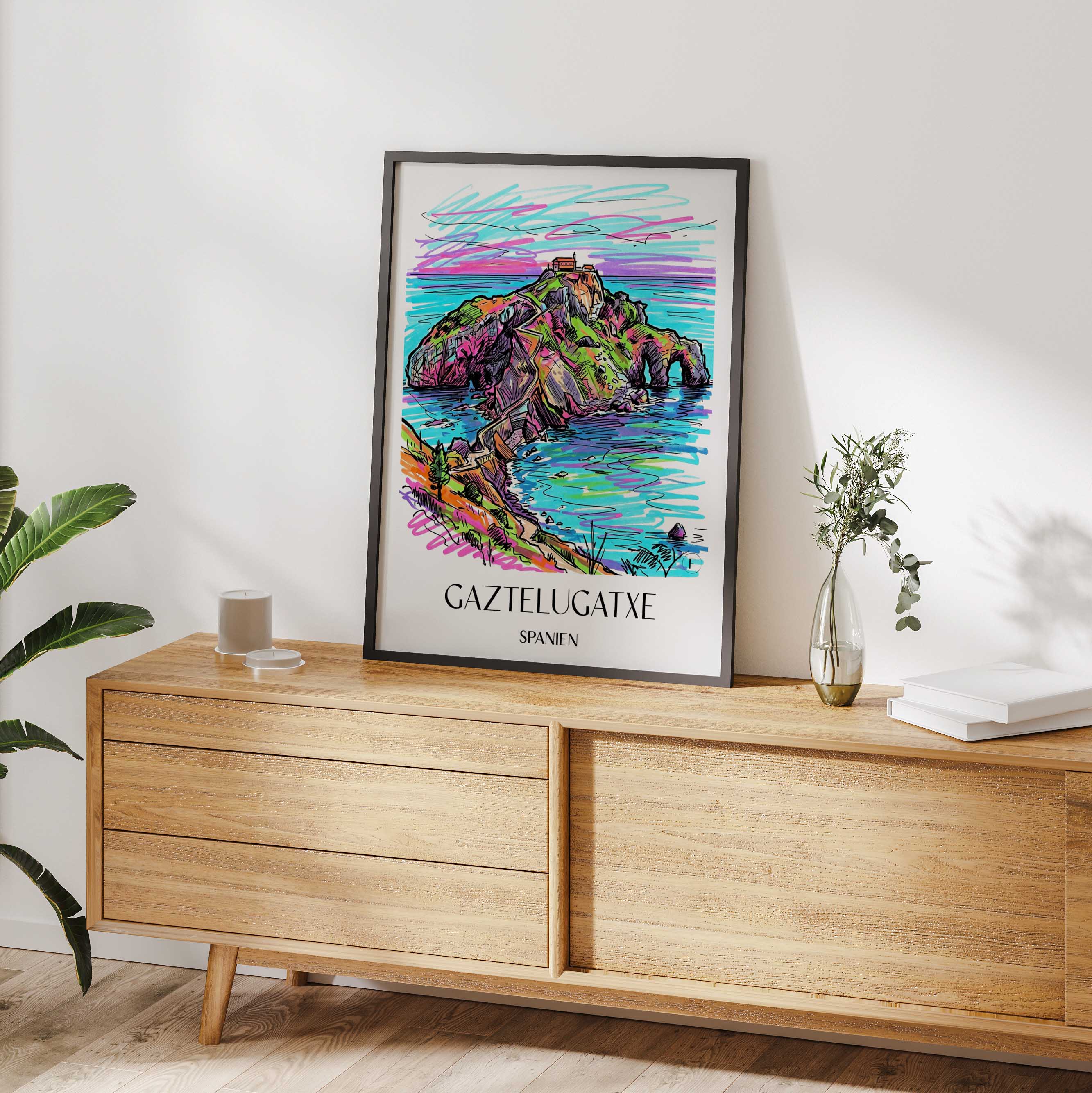 gaztelugatxe-spanien-spanien-poster-graffiti