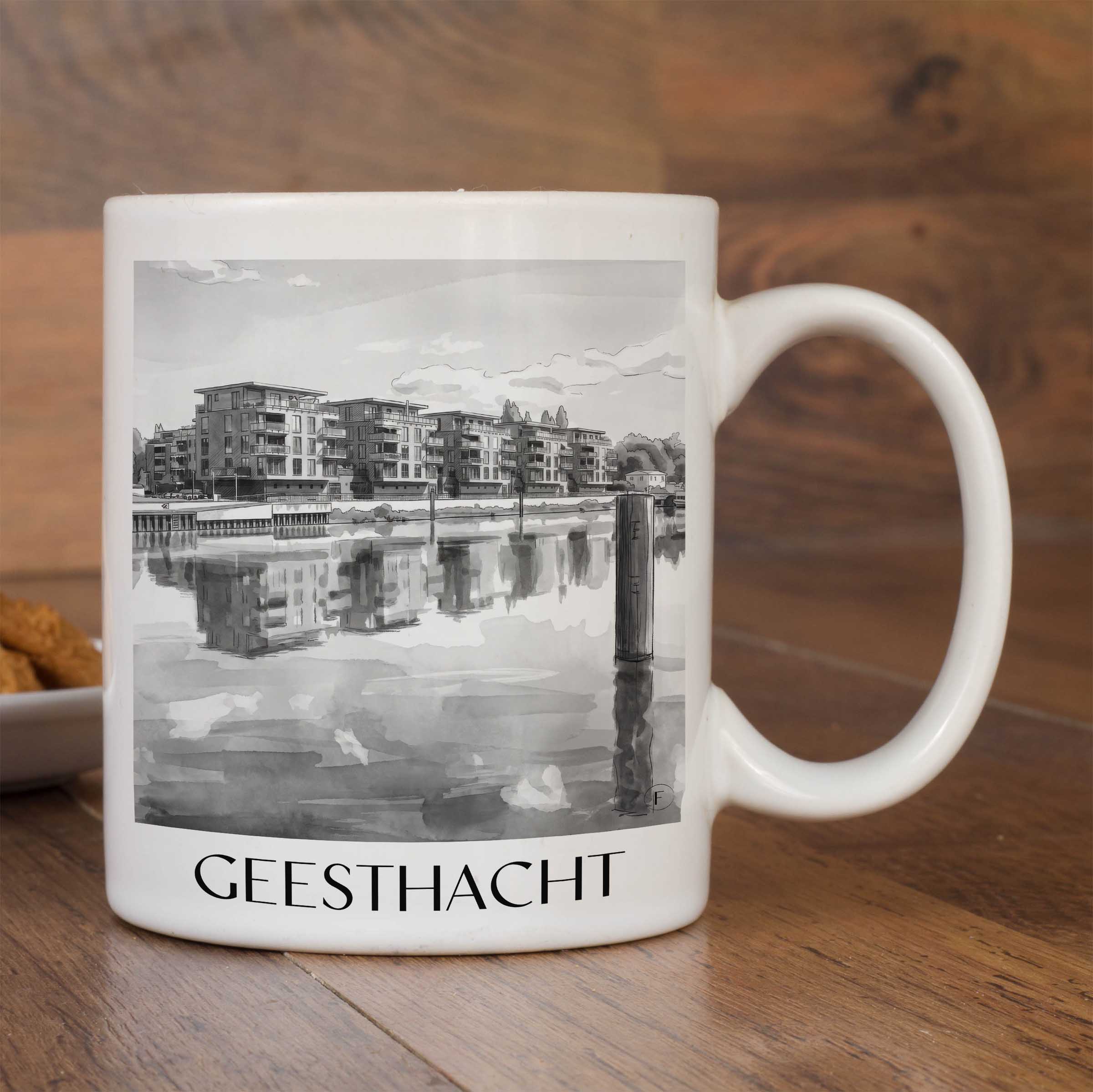 geesthacht-schleswig-holstein-deutschland-kaffeebecher-aquarell-schwarz-weiss