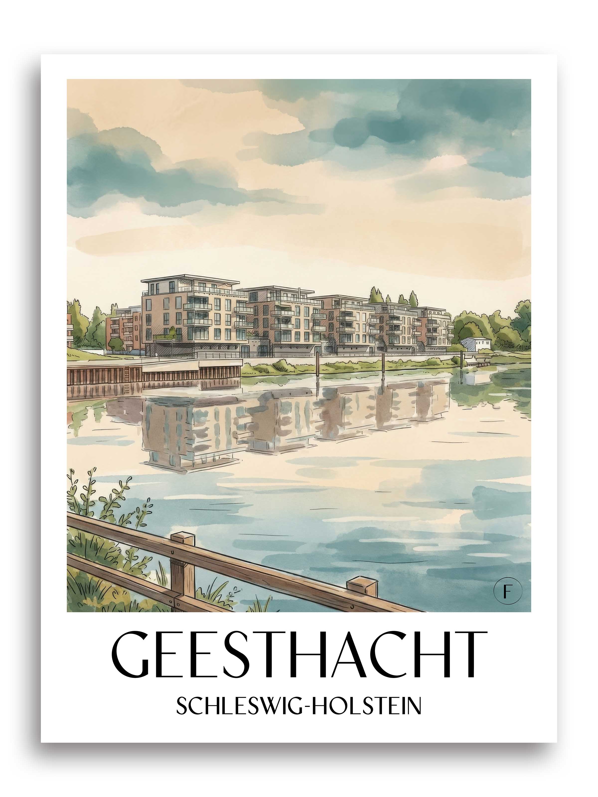 geesthacht-schleswig-holstein-deutschland-poster-aquarell