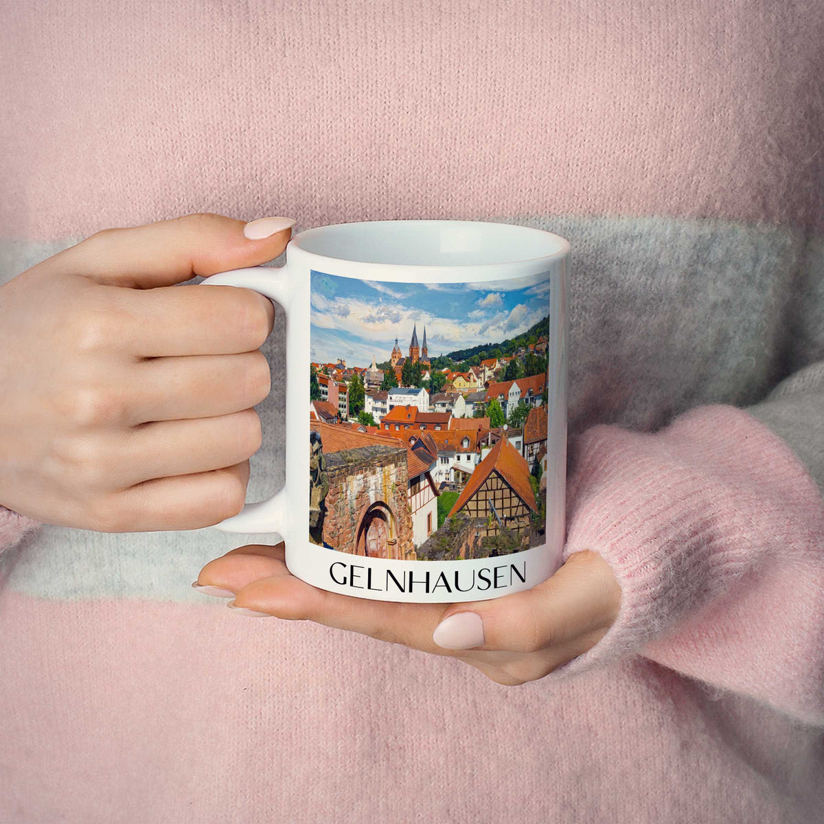 gelnhausen-spessart-deutschland-kaffeebecher-oil-painting-oelgemaelde