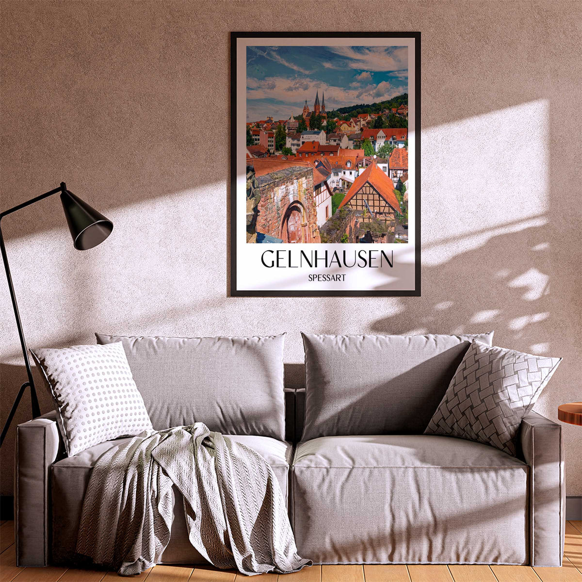 gelnhausen-spessart-deutschland-poster-oil-painting-oelgemaelde