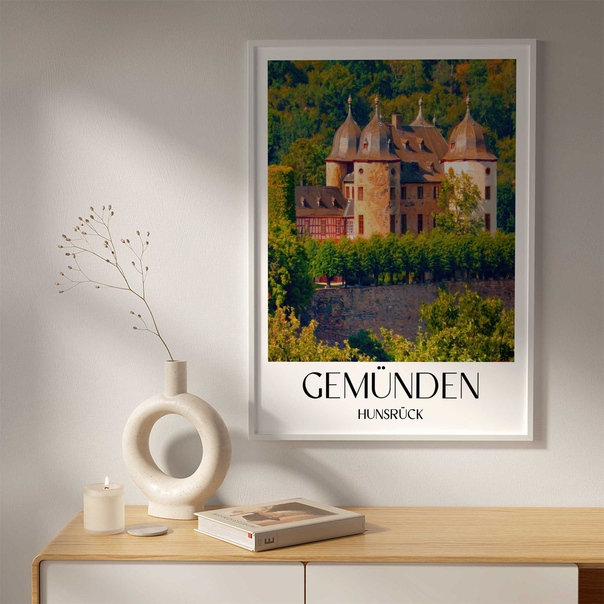 gemünden-hunsrück-deutschland-poster-oil-painting-oelgemaelde
