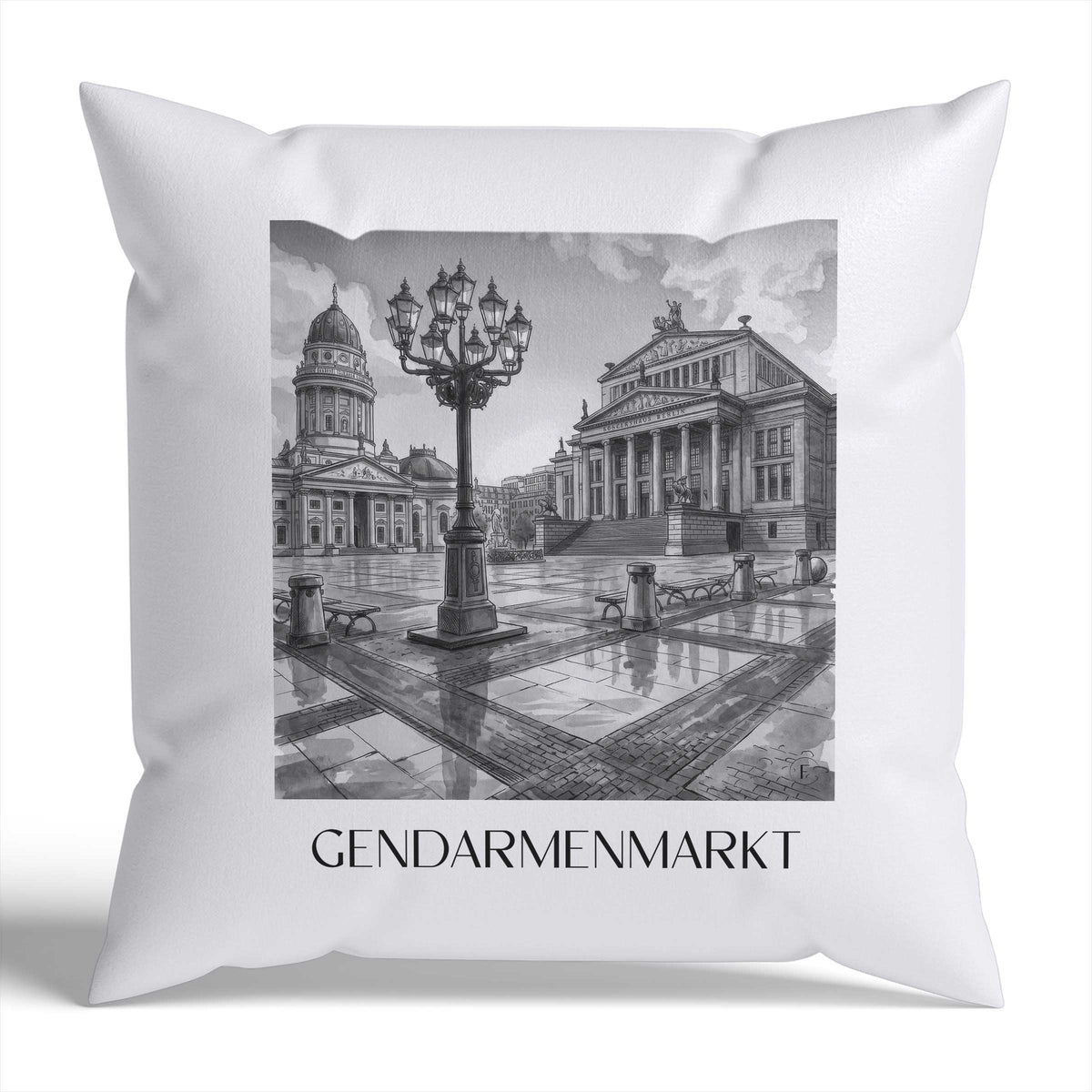 gendarmenmarkt-berlin-deutschland-kissenbezug-aquarell-schwarz-weiss