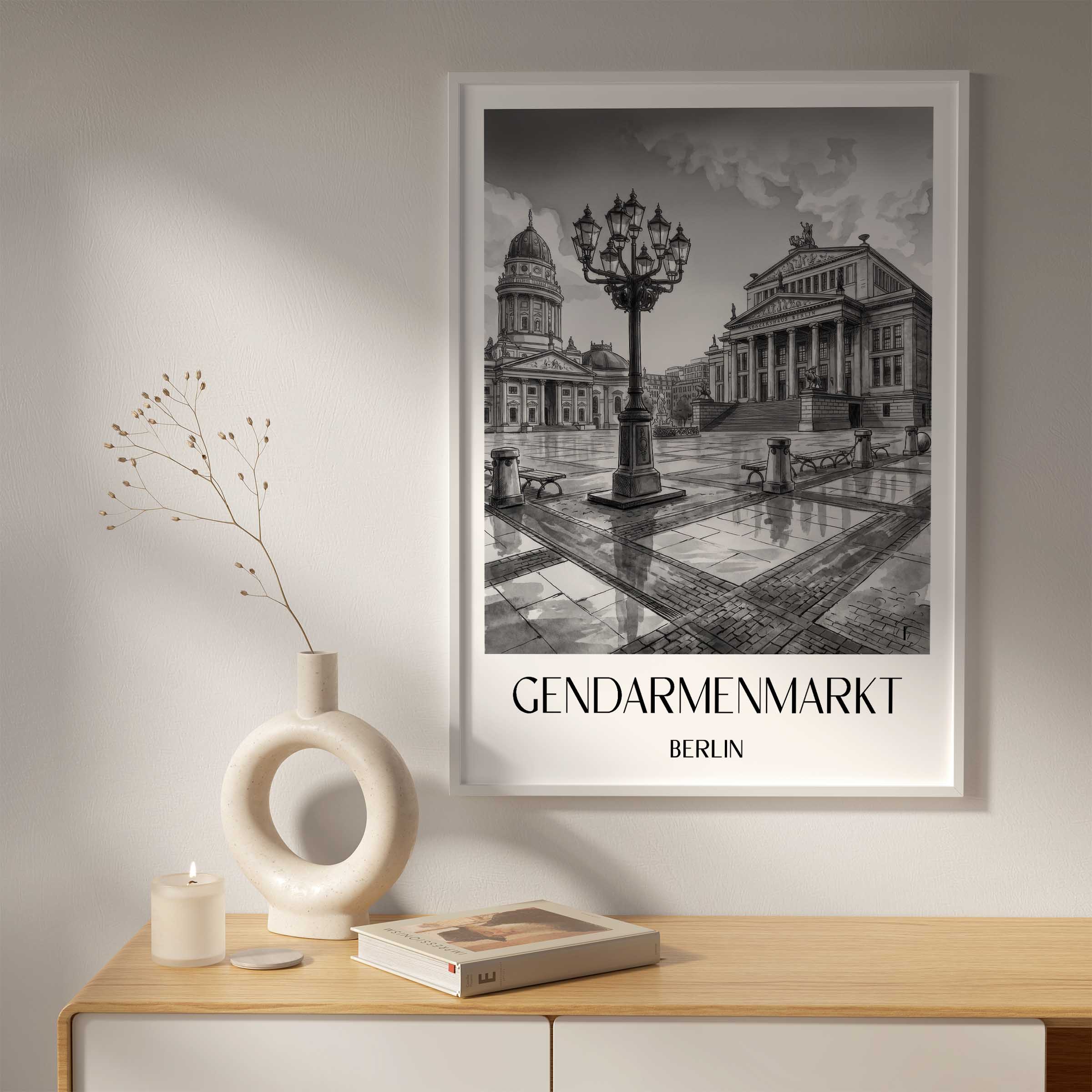 gendarmenmarkt-berlin-deutschland-poster-aquarell-schwarz-weiss