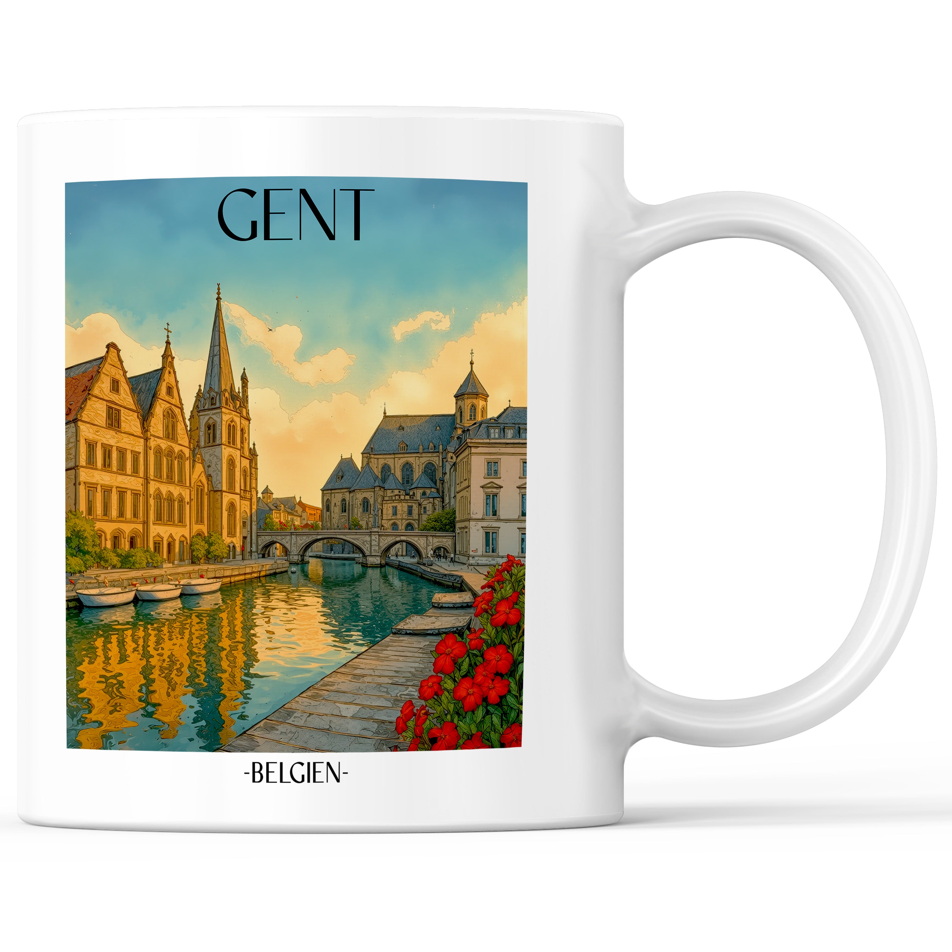 gent-belgien-belgien-einkaufstasche-aquarell