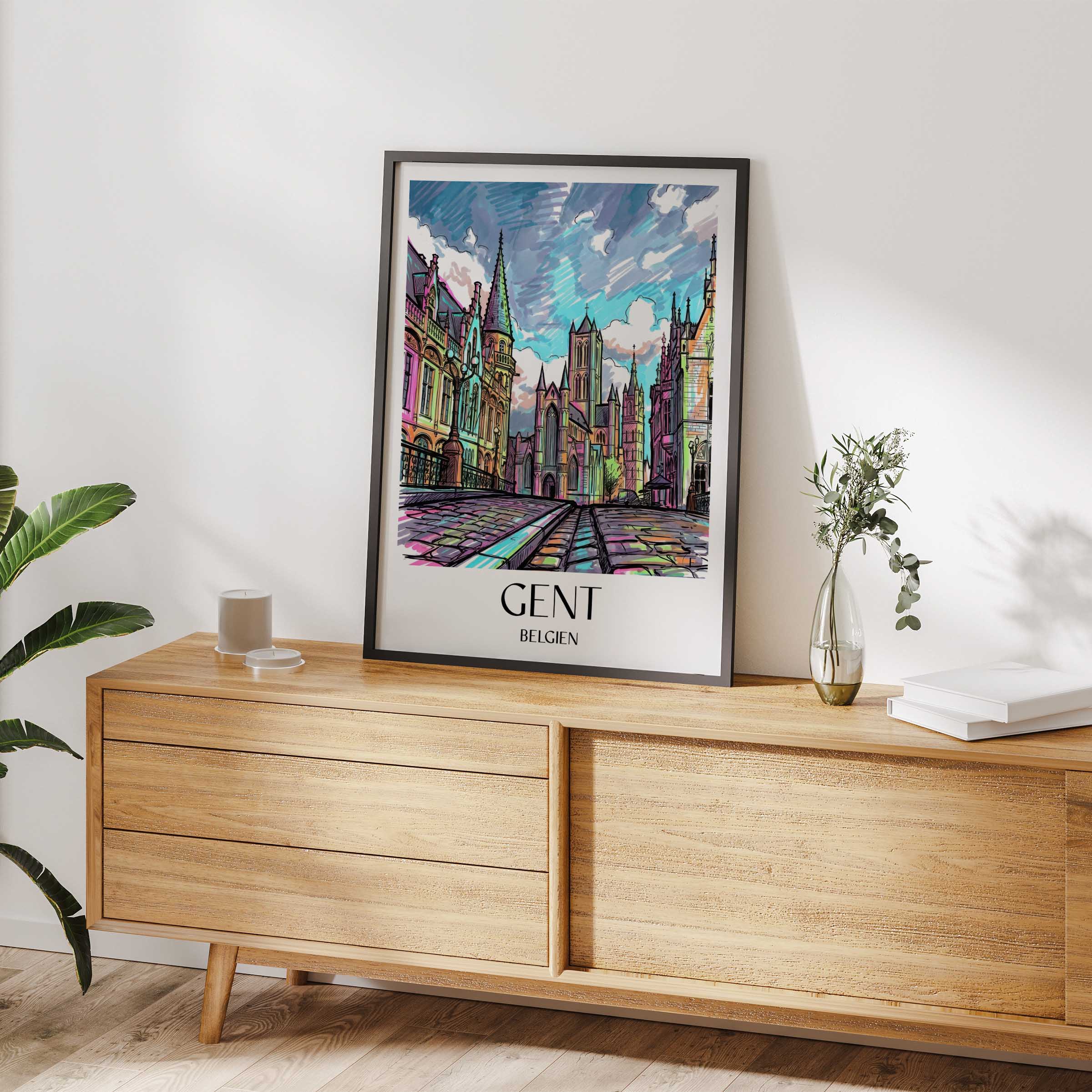 gent-belgien-belgien-poster-graffiti