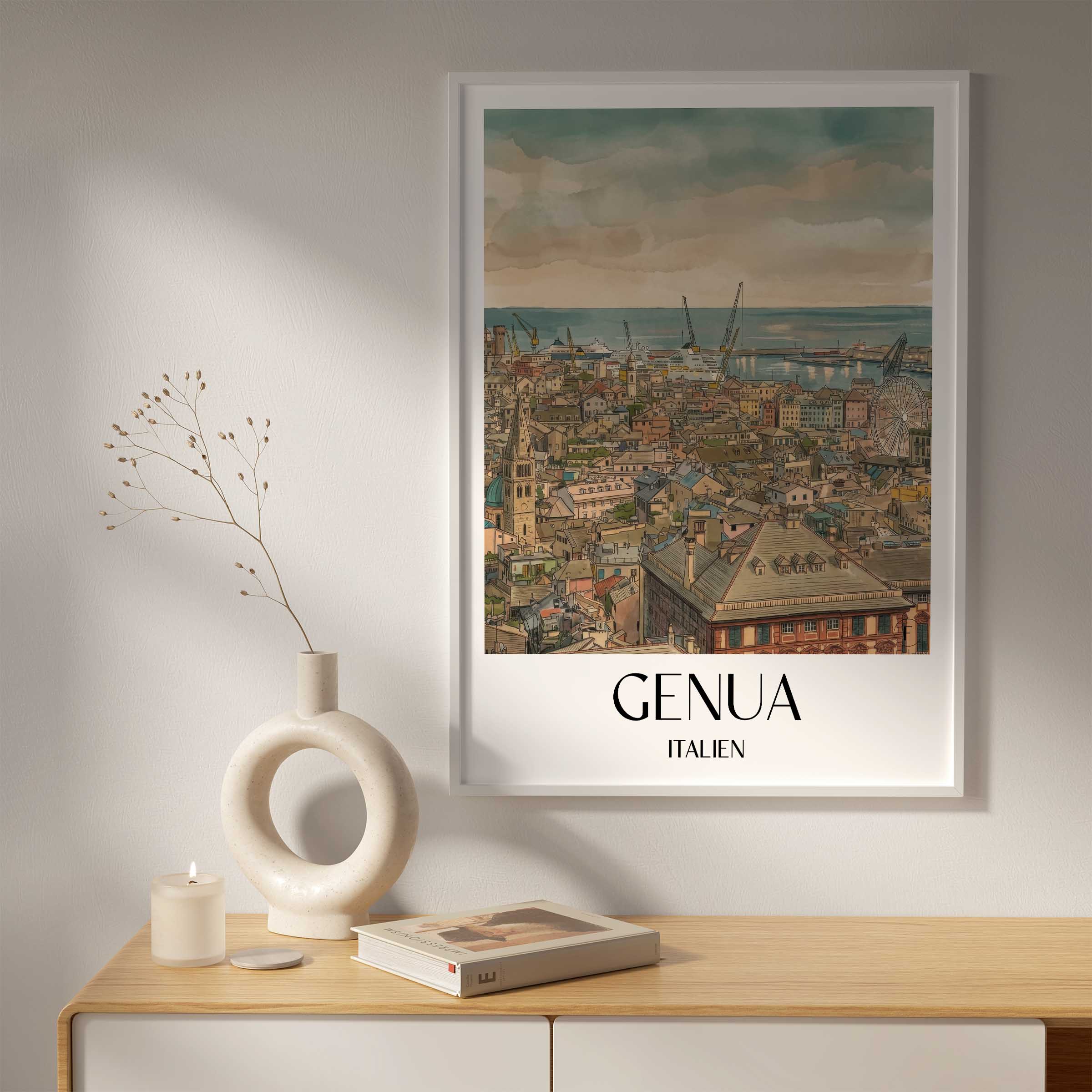genua-italien-italien-poster-aquarell